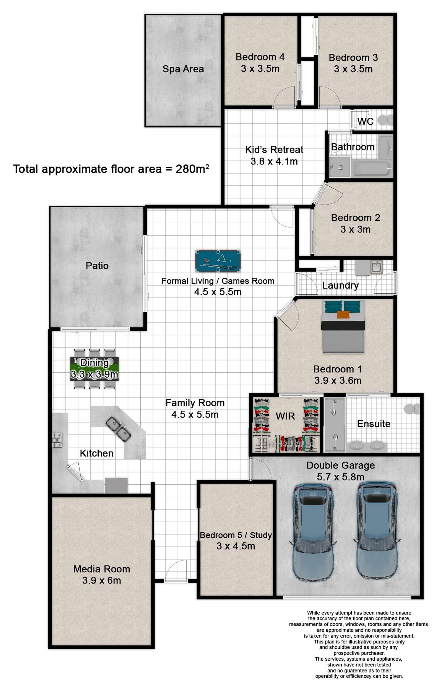 Floorplan of Homely house listing, 20 Rosemary Street, Bellbird Park QLD 4300