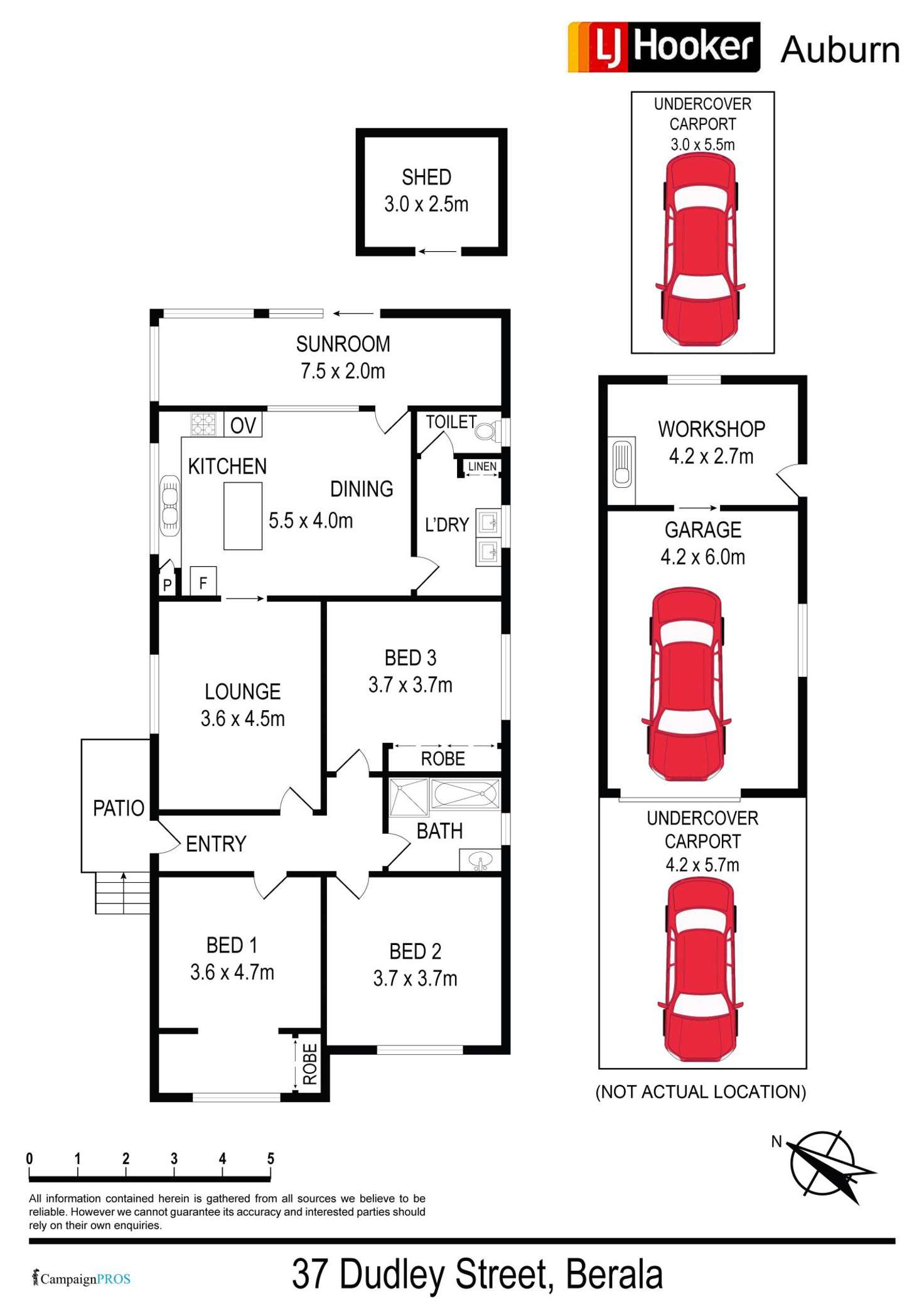 Floorplan of Homely house listing, 37 Dudley St, Berala NSW 2141