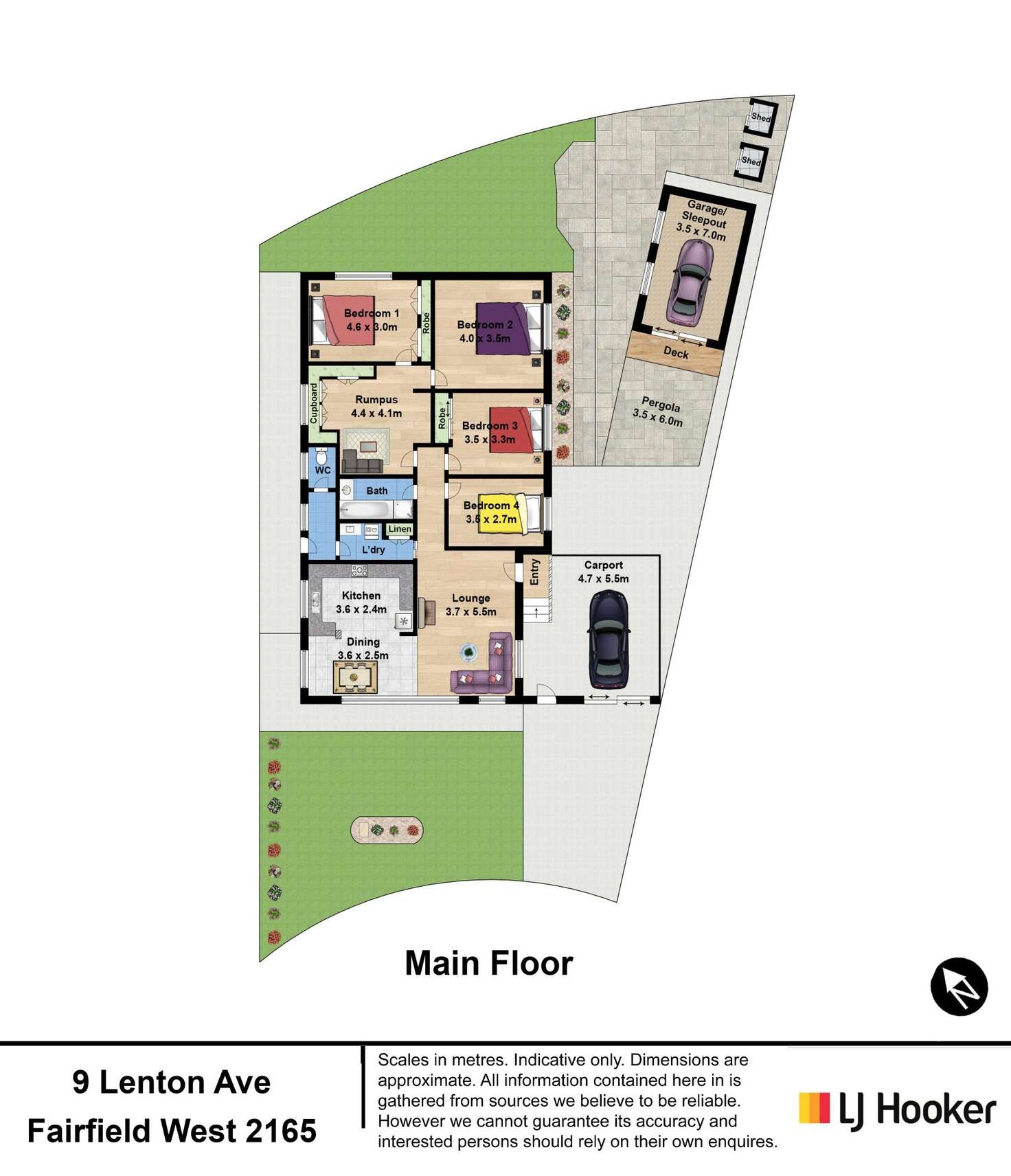 Floorplan of Homely house listing, 9 Lenton Avenue, Fairfield West NSW 2165