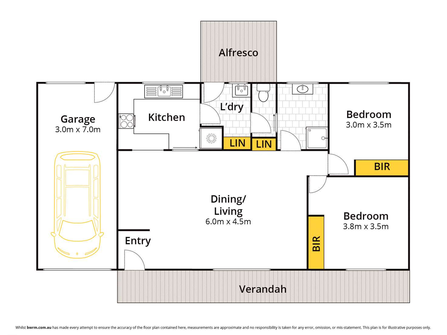 Floorplan of Homely unit listing, Unit 2/46 Carolanne Drive, Drysdale VIC 3222