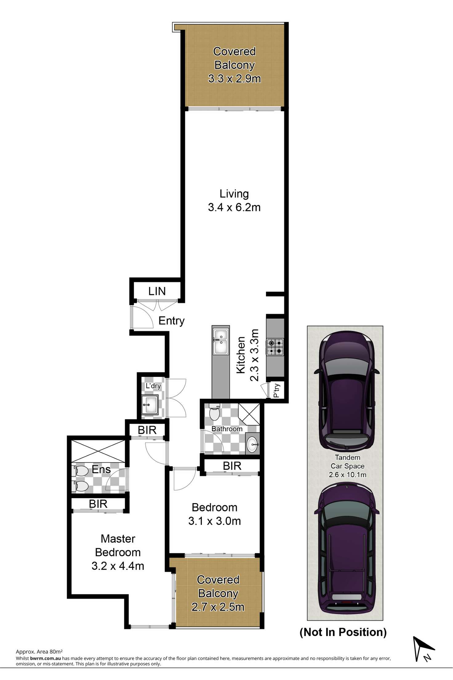 Floorplan of Homely apartment listing, B406/7-13 Centennial Avenue, Lane Cove NSW 2066