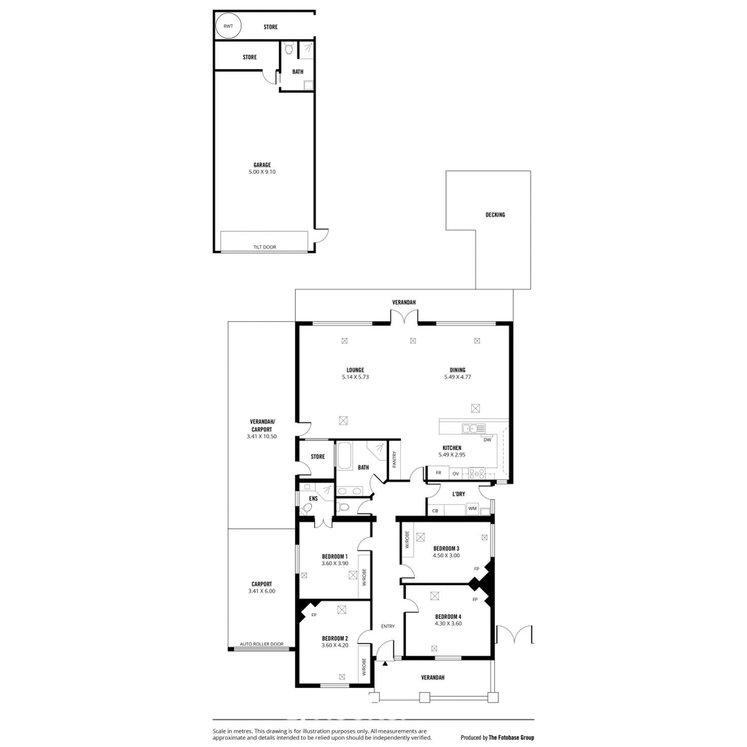 Floorplan of Homely house listing, 13 Claughton Road, Largs Bay SA 5016