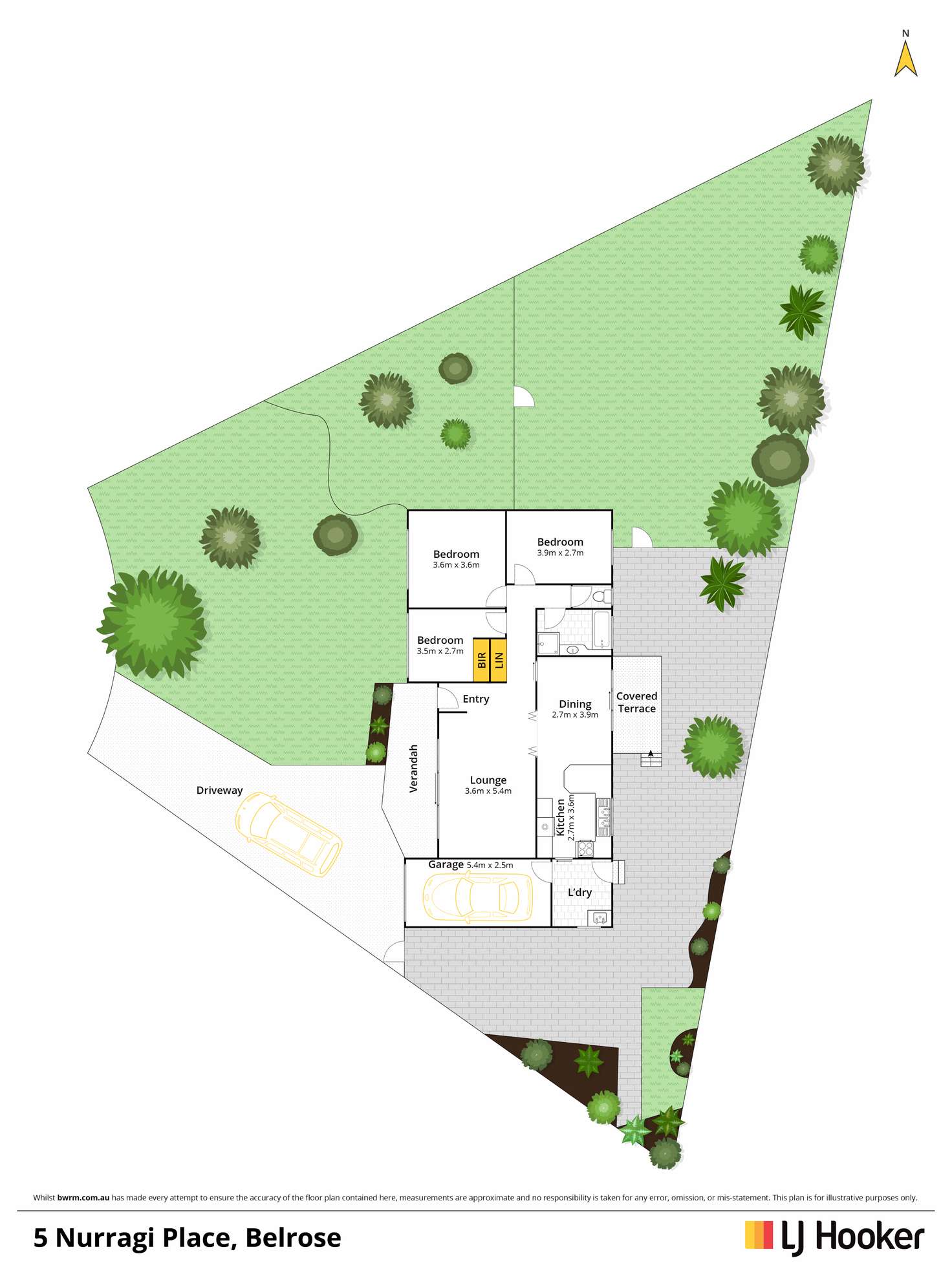 Floorplan of Homely house listing, 5 Nurragi Place, Belrose NSW 2085
