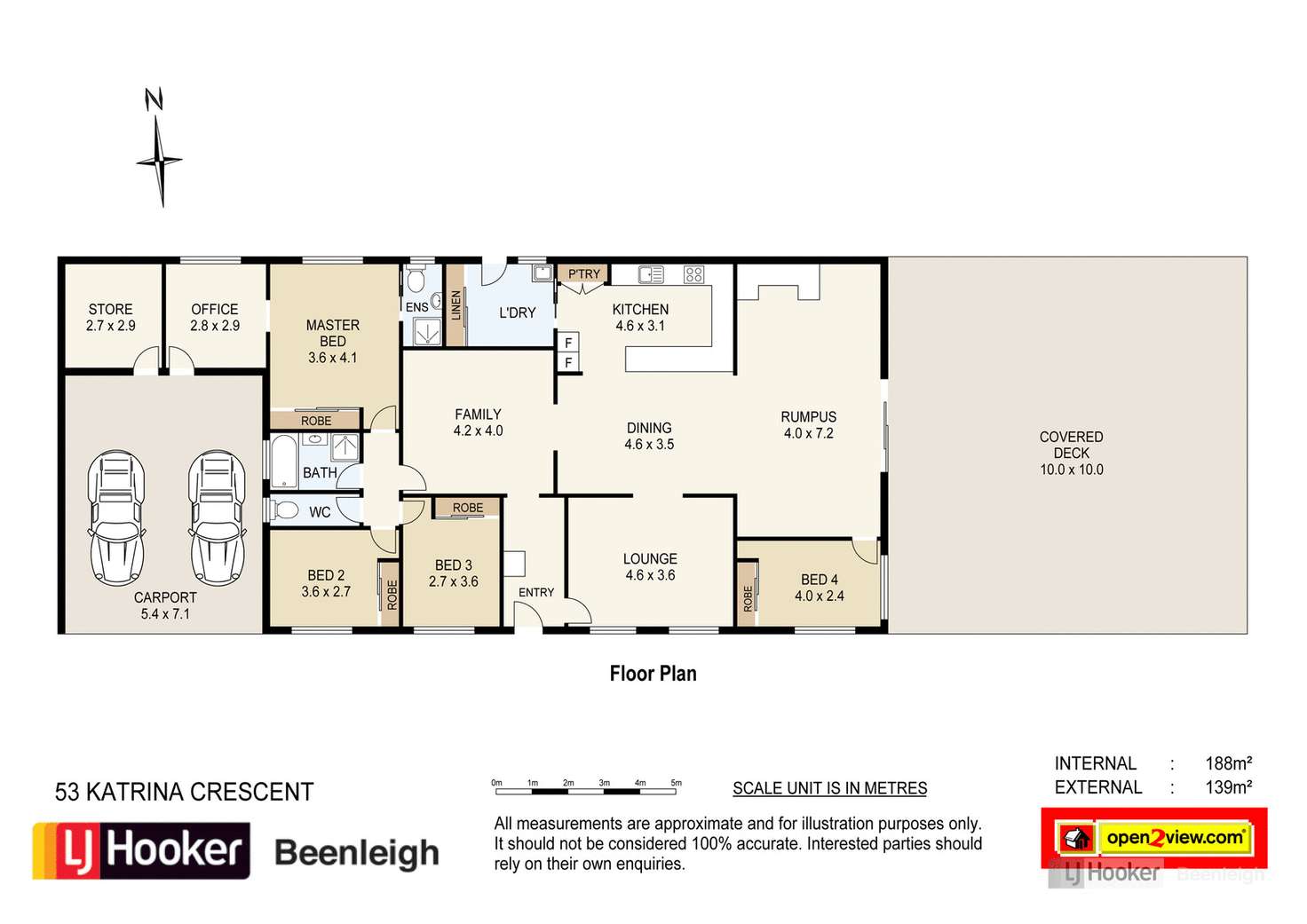 Floorplan of Homely house listing, 53 Katrina Crescent, Waterford West QLD 4133