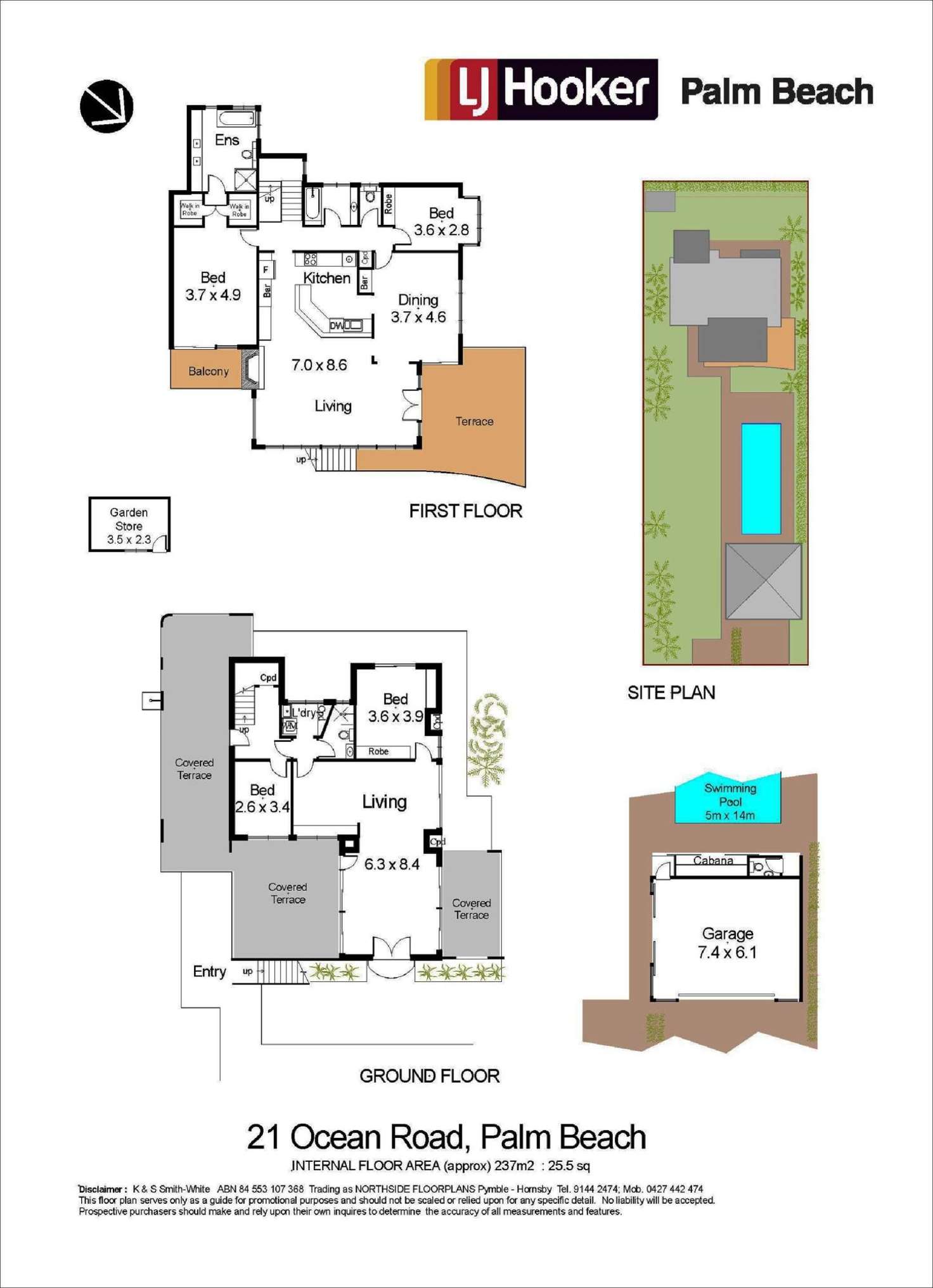 Floorplan of Homely house listing, 21 Ocean Road, Palm Beach NSW 2108