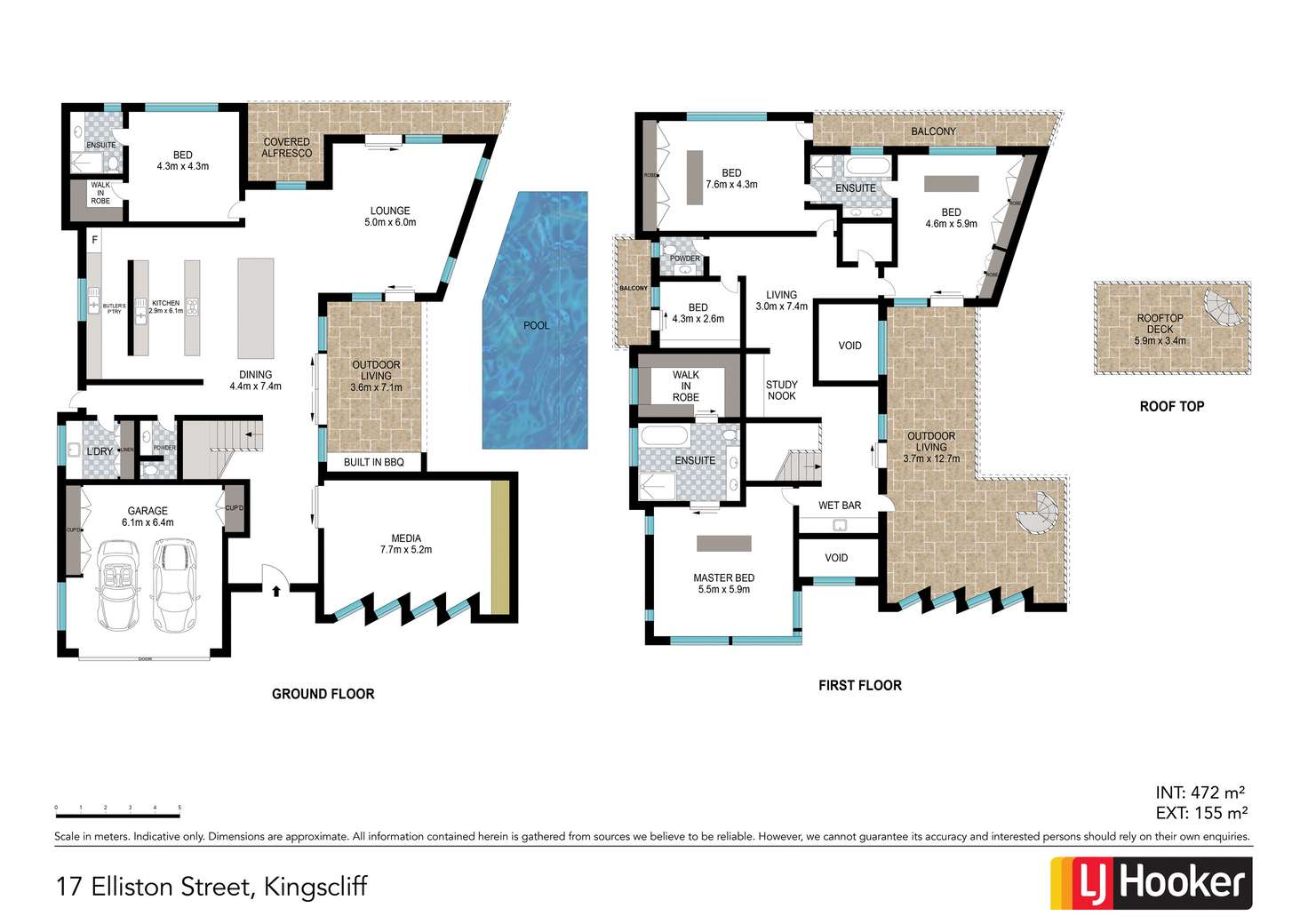 Floorplan of Homely house listing, 17 Elliston Street, Kingscliff NSW 2487