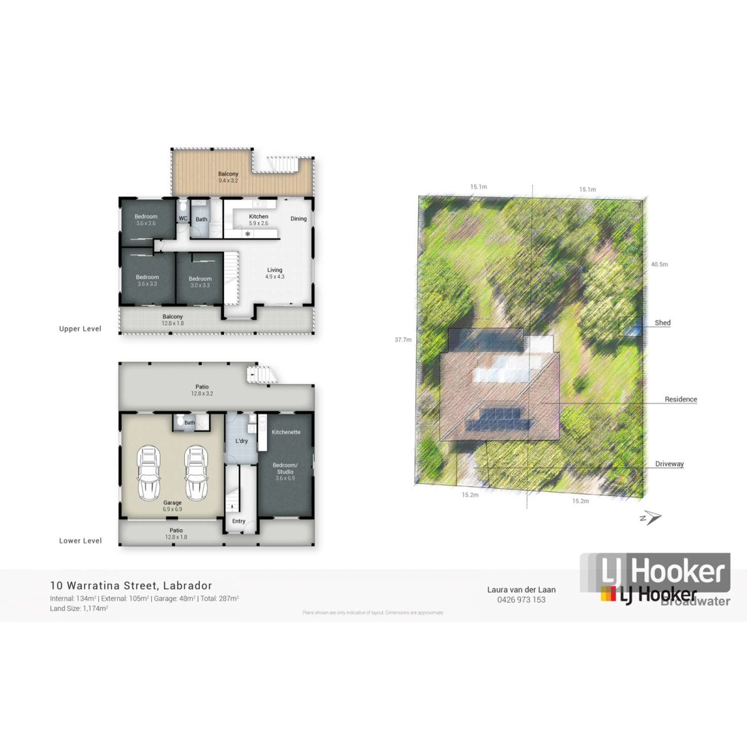 Floorplan of Homely house listing, 10 Warratina Street, Labrador QLD 4215