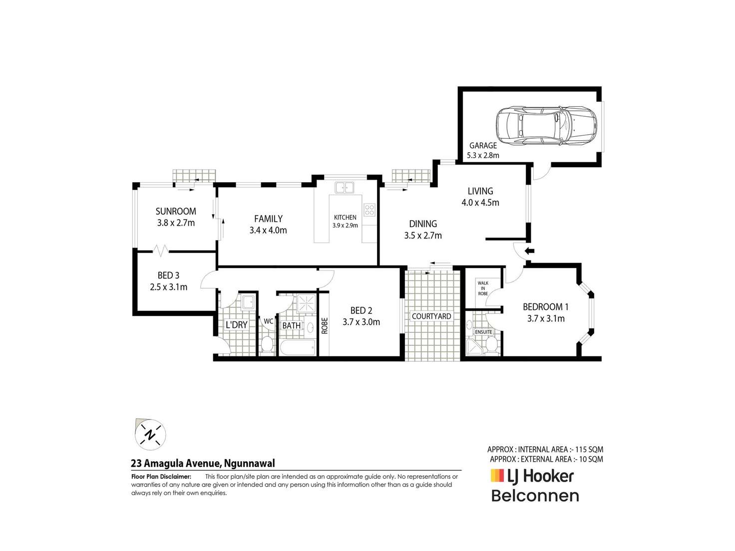 Floorplan of Homely house listing, 23 Amagula Avenue, Ngunnawal ACT 2913