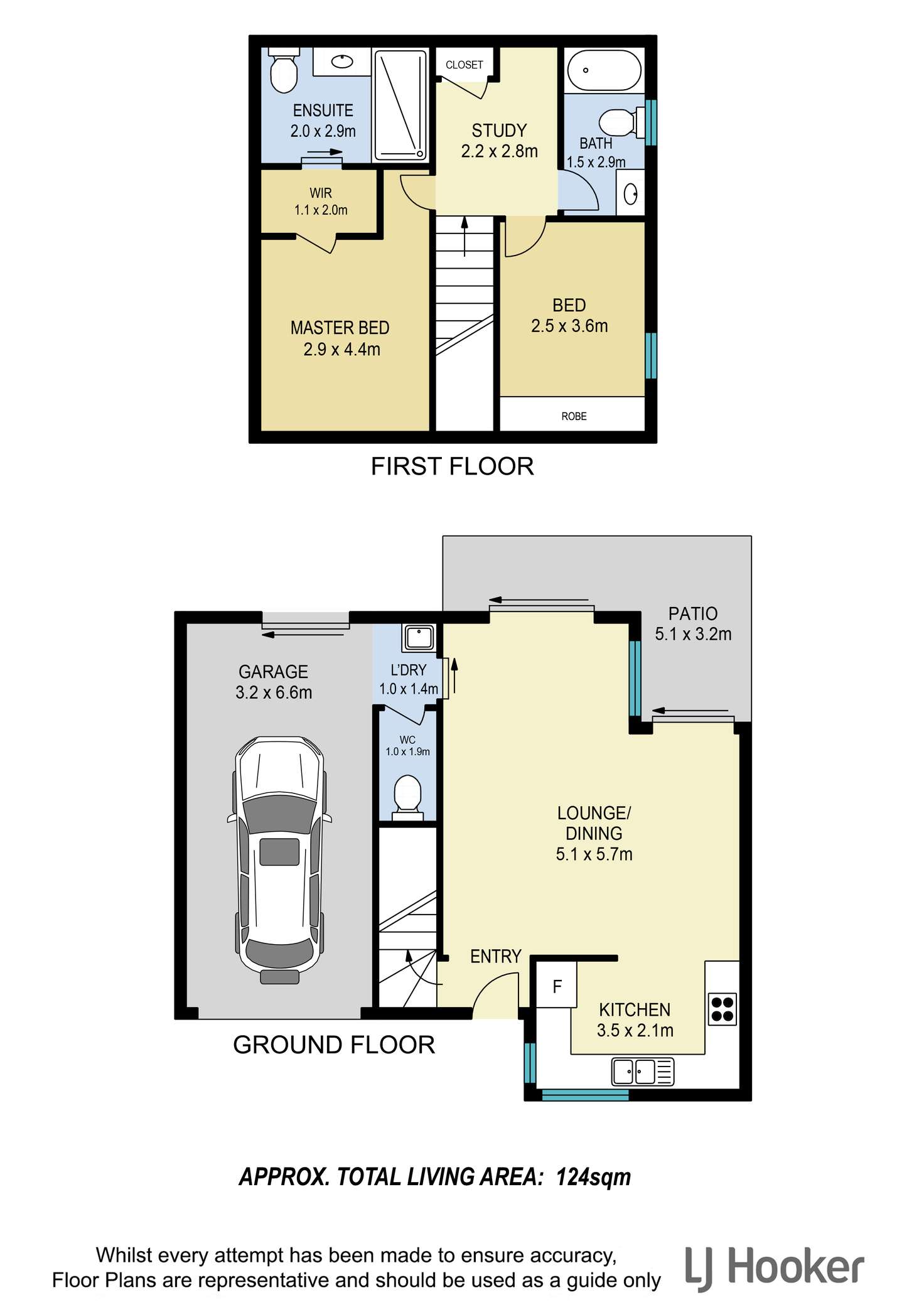 Floorplan of Homely townhouse listing, 6/10 Church Road, Zillmere QLD 4034