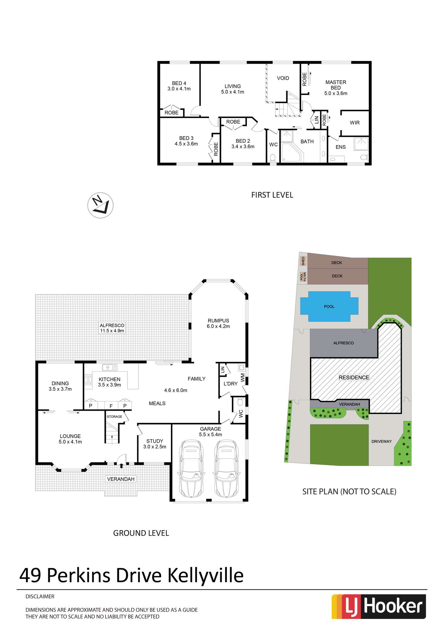 Floorplan of Homely house listing, 49 Perkins Drive, Kellyville NSW 2155