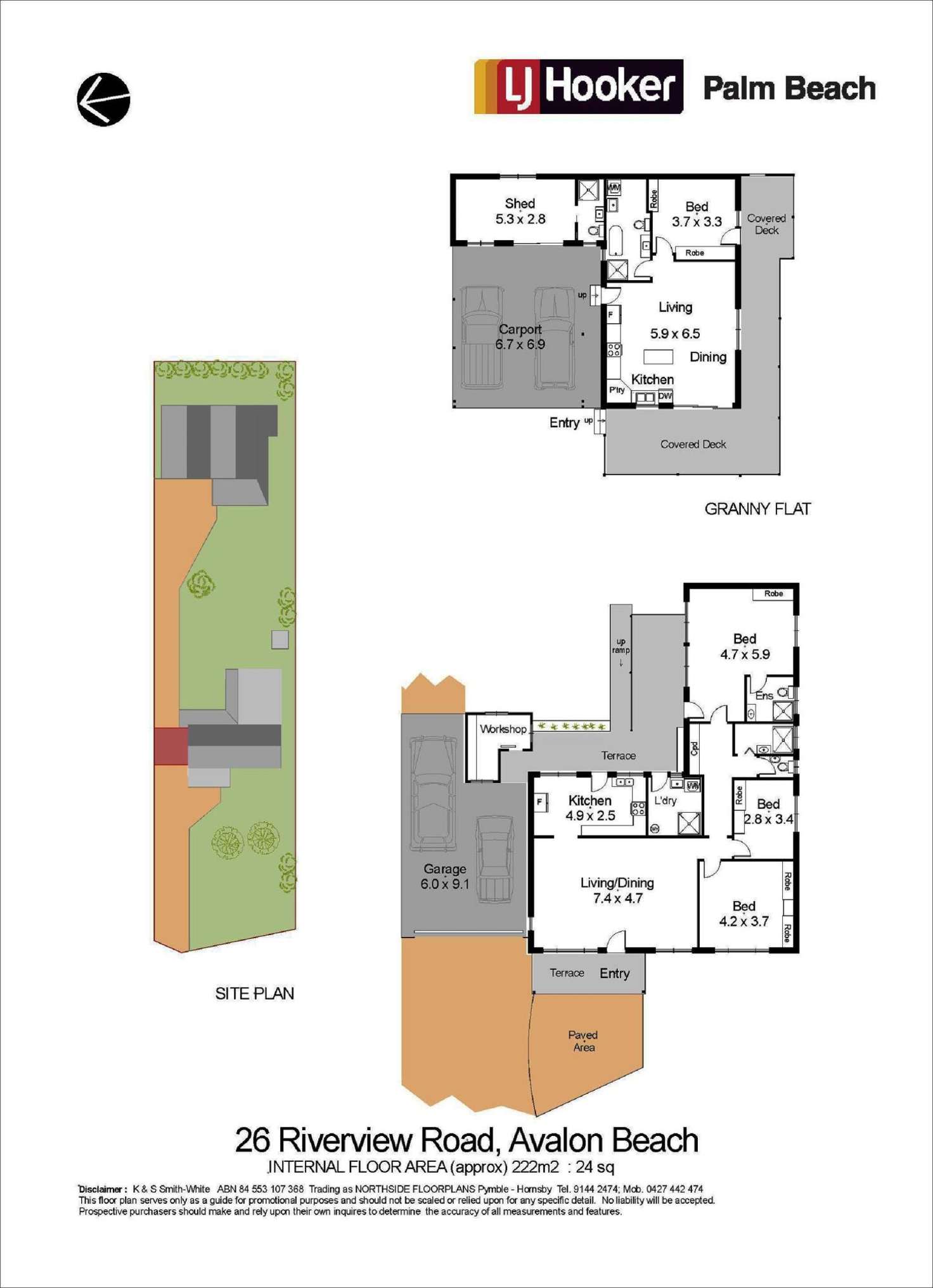Floorplan of Homely house listing, 26 Riverview Road, Avalon Beach NSW 2107
