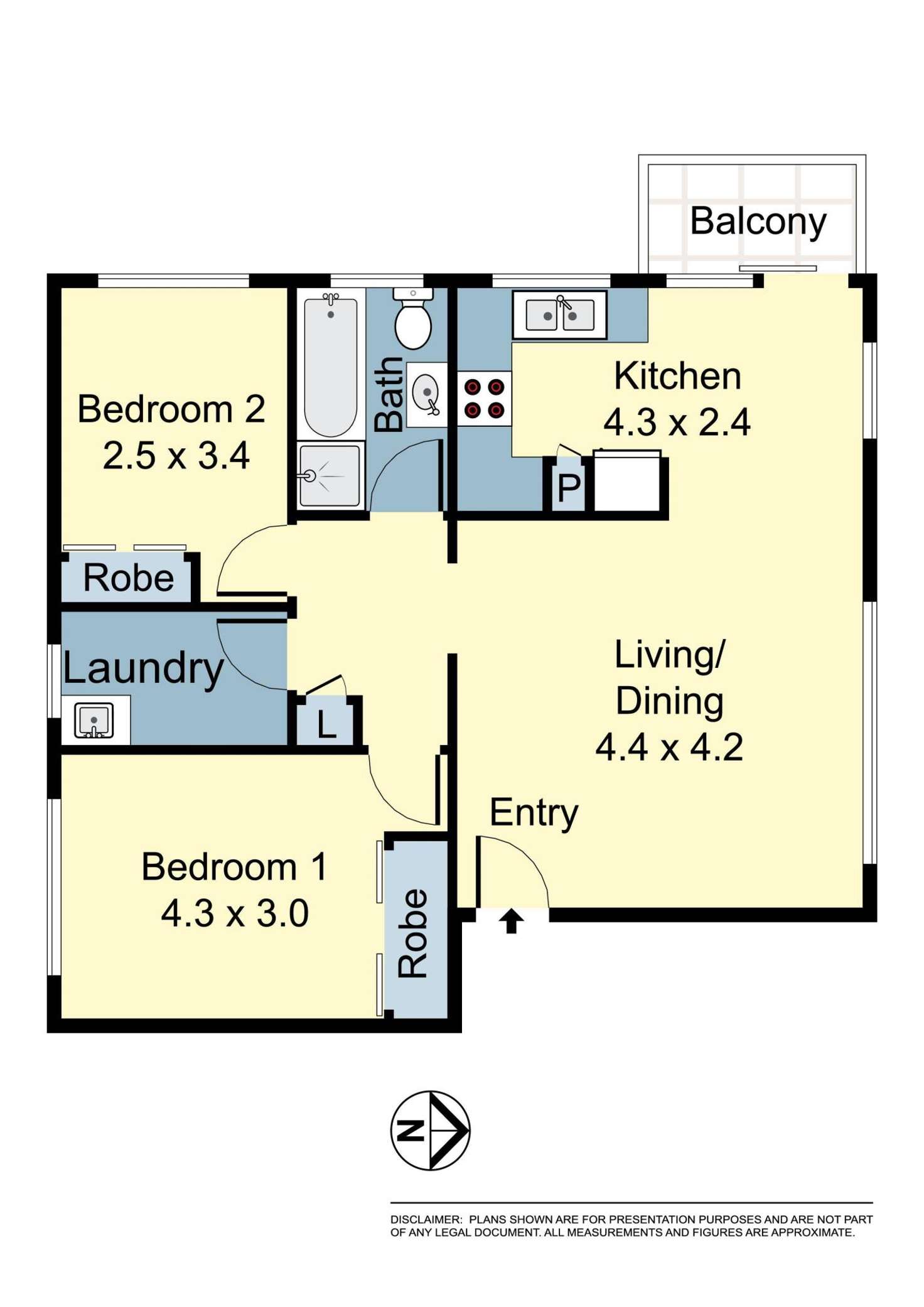 Floorplan of Homely apartment listing, 3/14 Jauncey Place, Hillsdale NSW 2036