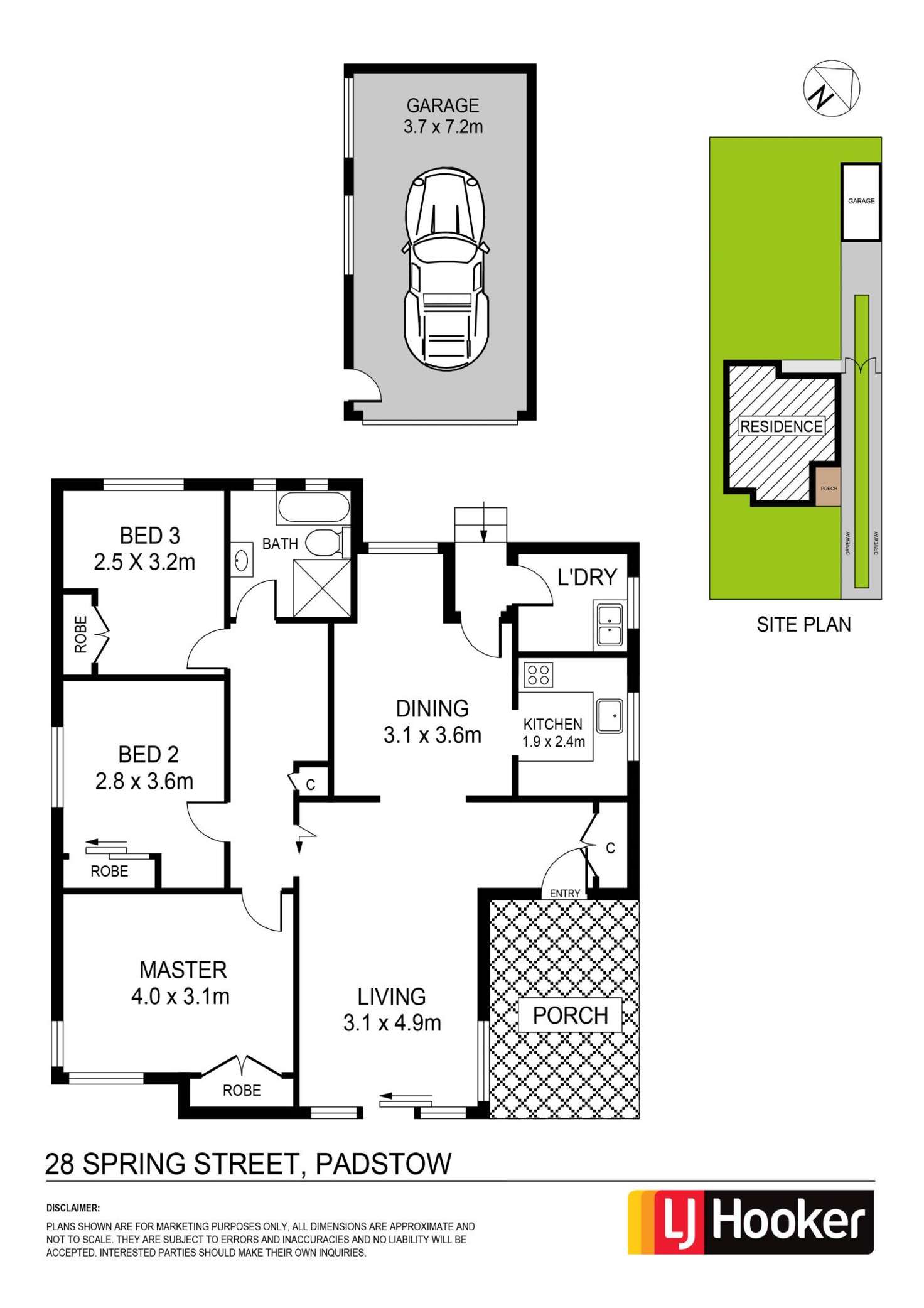 Floorplan of Homely house listing, 28 Spring Street, Padstow NSW 2211
