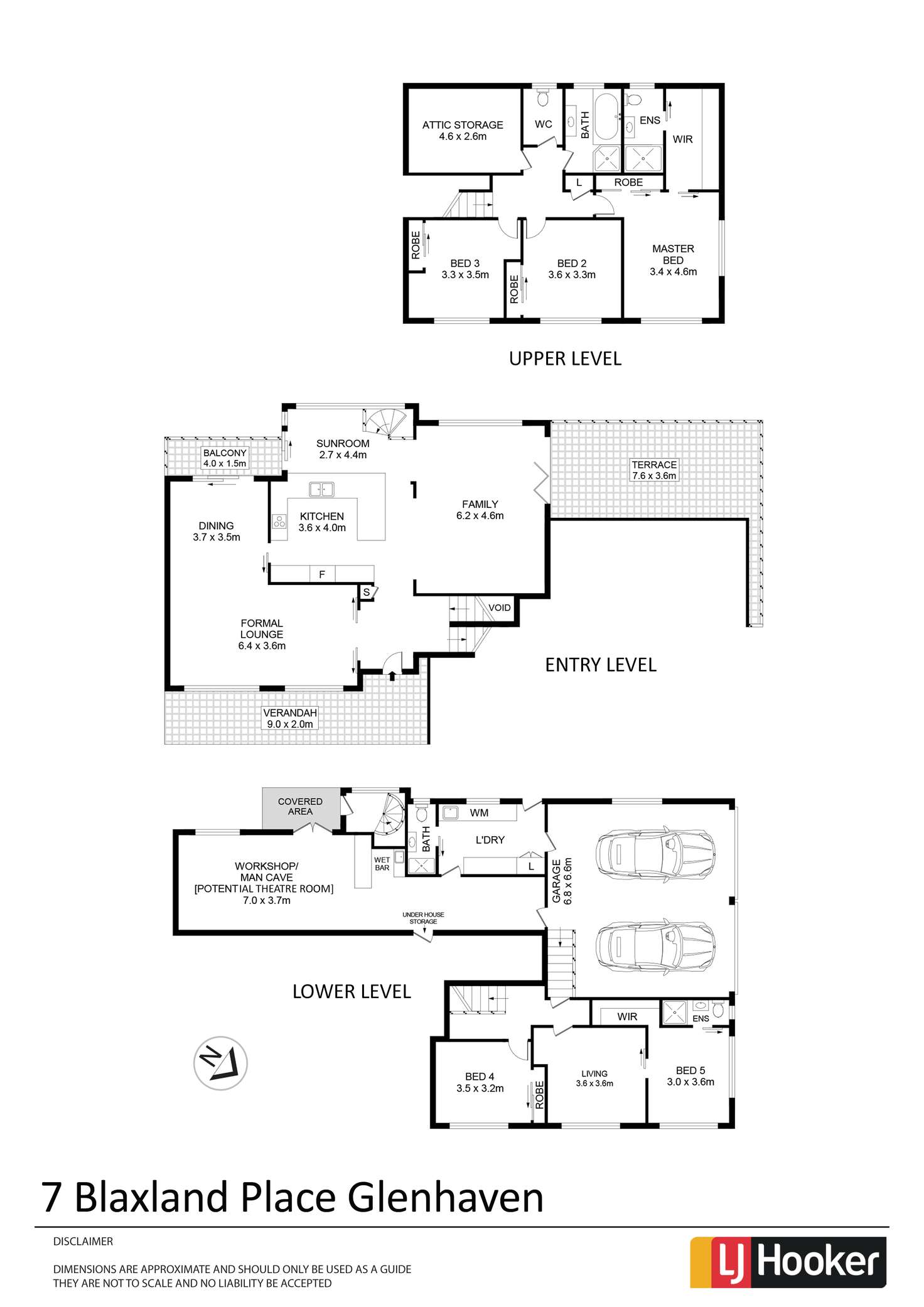 Floorplan of Homely house listing, 7 Blaxland Place, Glenhaven NSW 2156