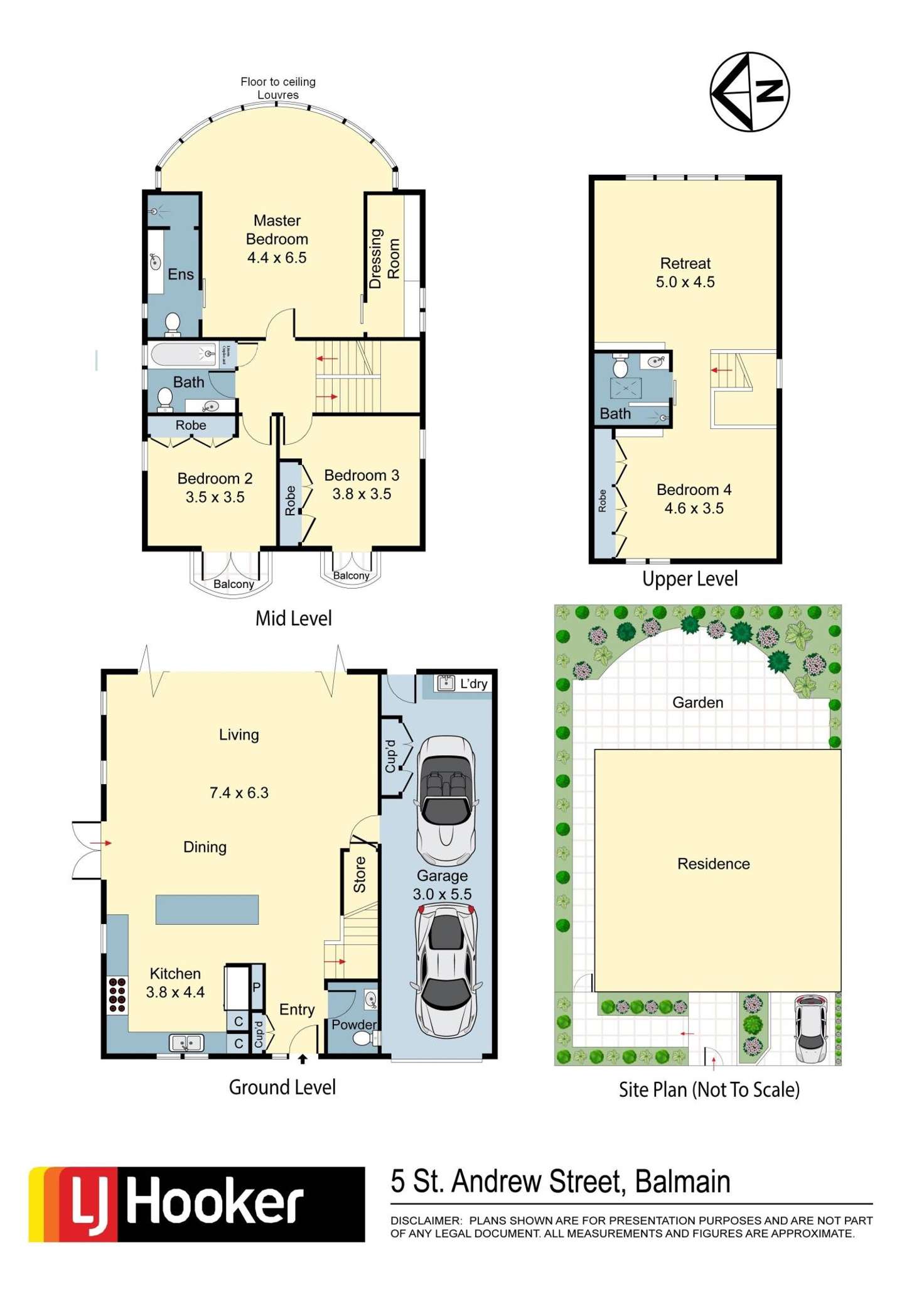Floorplan of Homely house listing, 5 St Andrew Street, Balmain NSW 2041