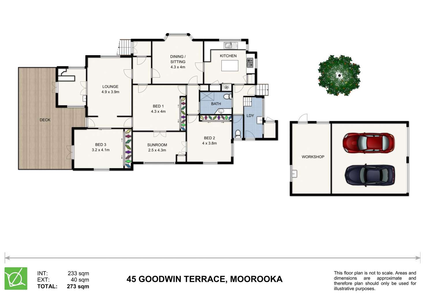 Floorplan of Homely house listing, 45 Goodwin Terrace, Moorooka QLD 4105