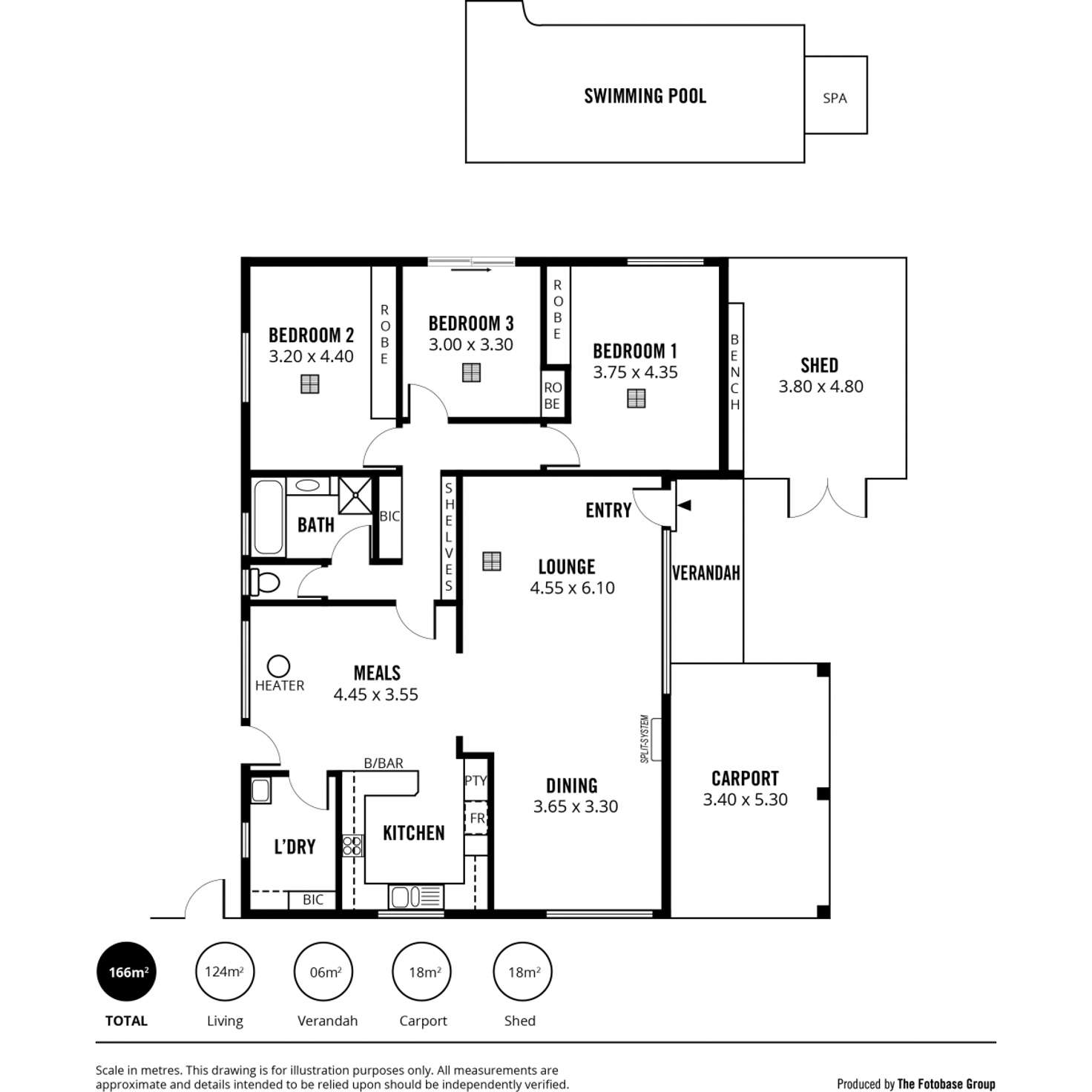 Floorplan of Homely house listing, 418 Montague Road, Modbury North SA 5092