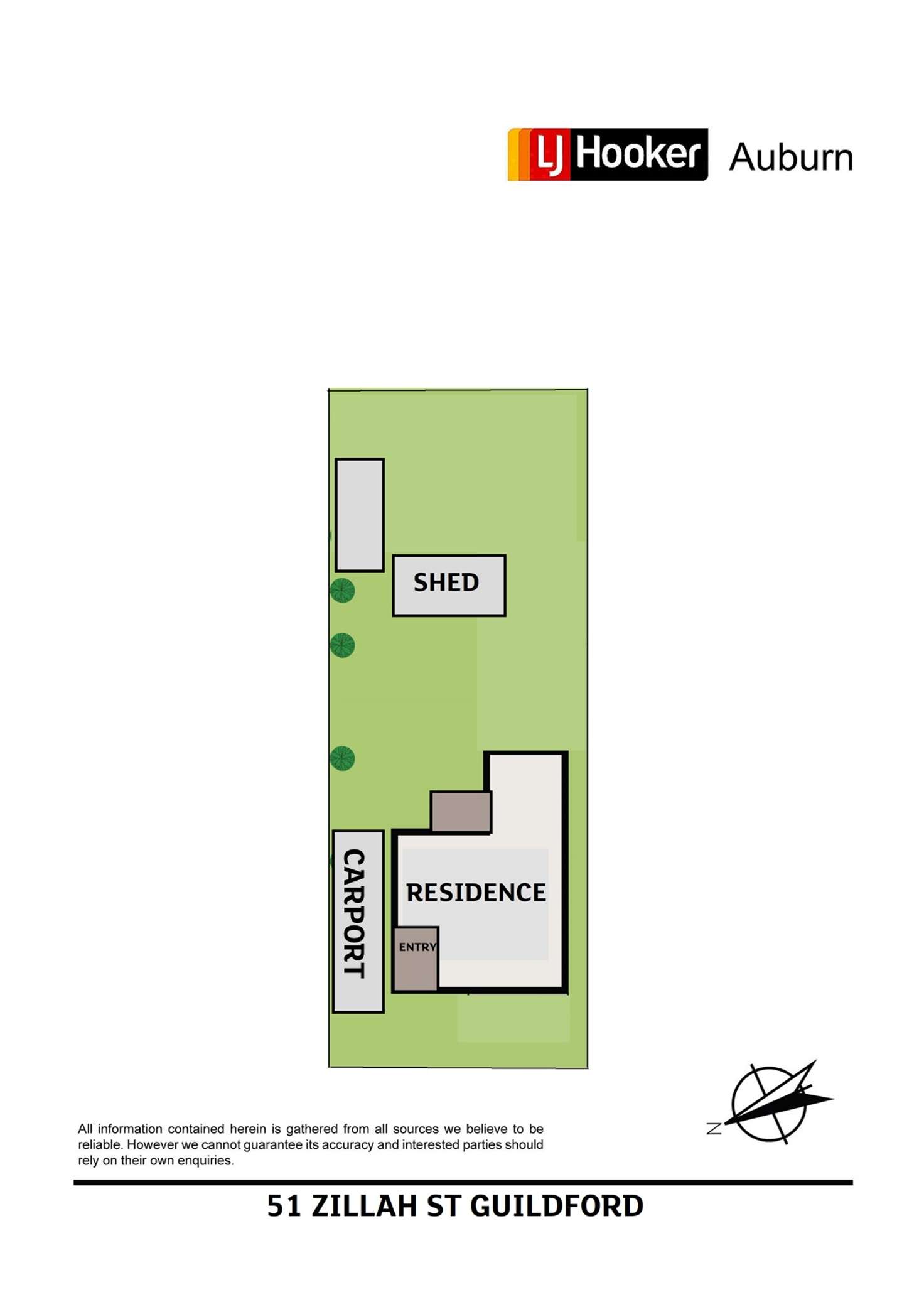 Floorplan of Homely house listing, 51 Zillah St, Guildford NSW 2161