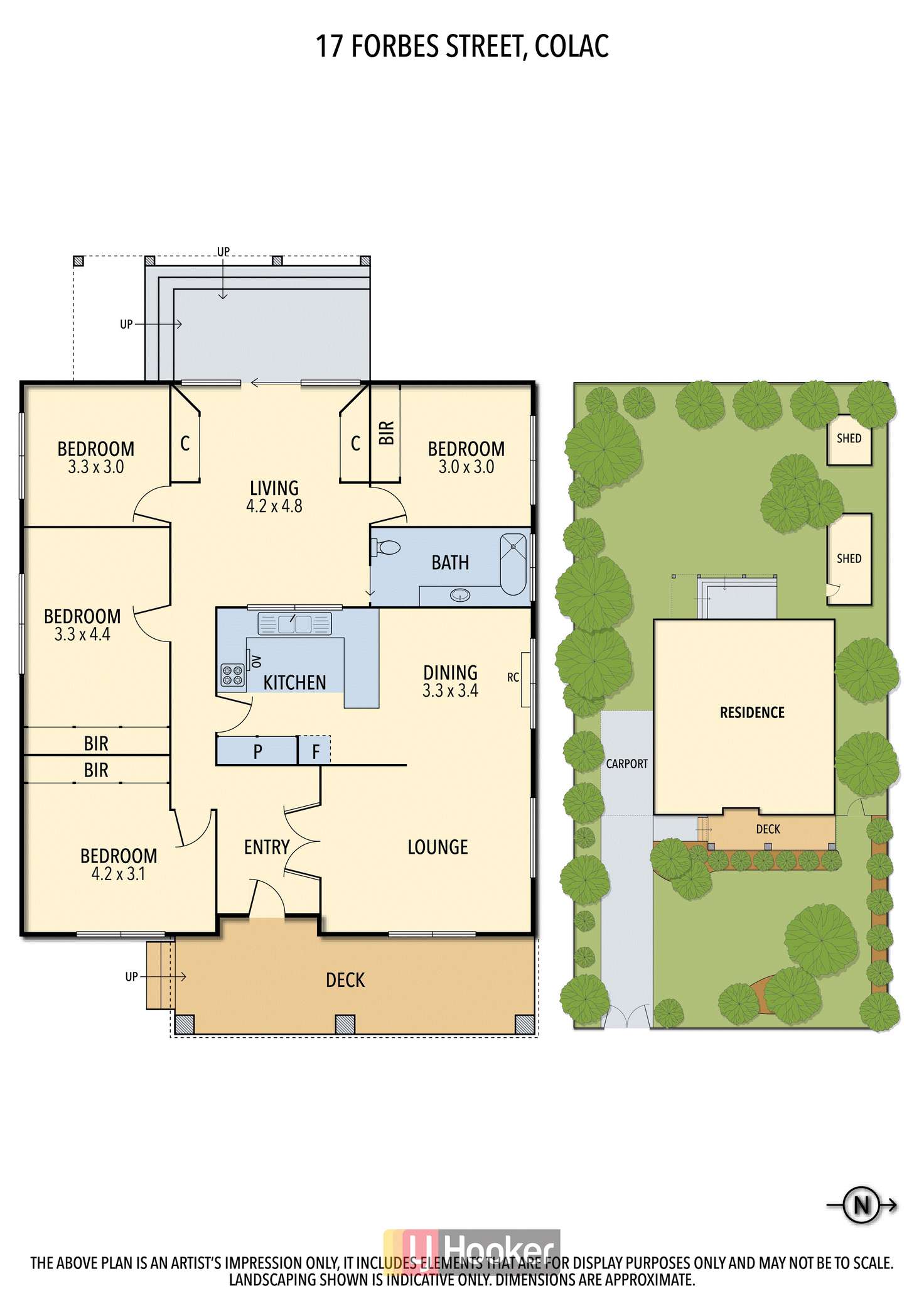 Floorplan of Homely house listing, 17 Forbes St, Colac VIC 3250