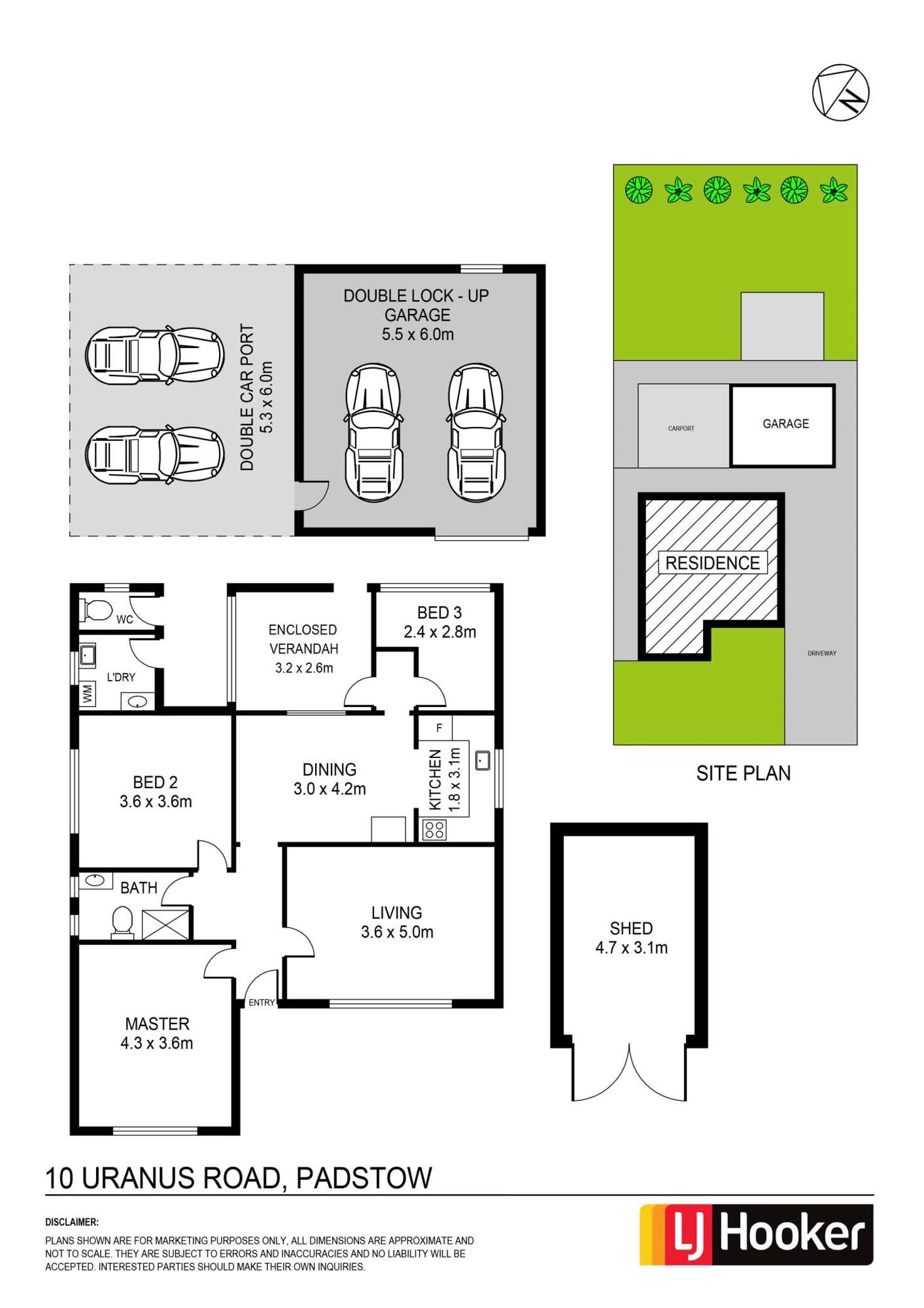 Floorplan of Homely house listing, 10 Uranus Road, Padstow NSW 2211