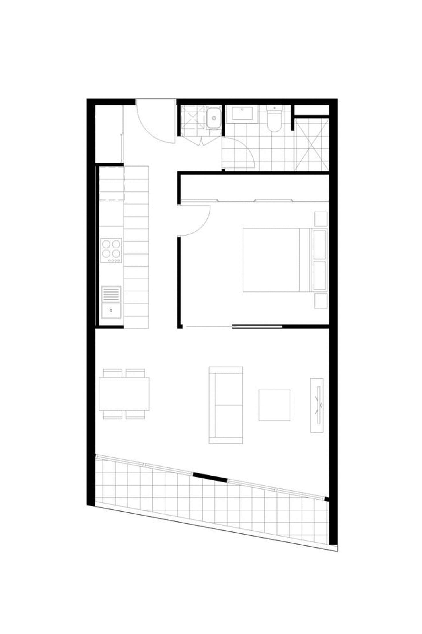 Floorplan of Homely apartment listing, 105/571 Pacific Highway, Belmont NSW 2280