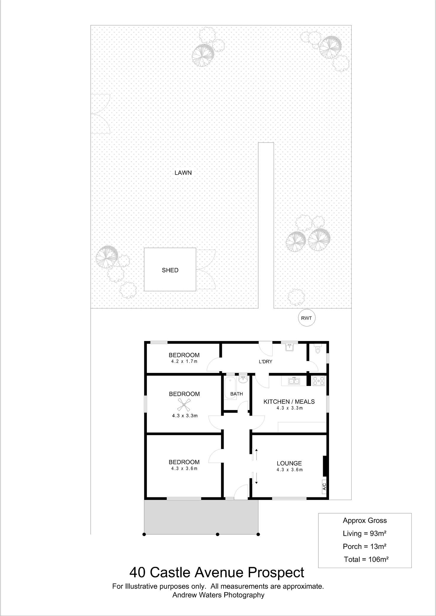 Floorplan of Homely house listing, 40 Castle Avenue, Prospect SA 5082