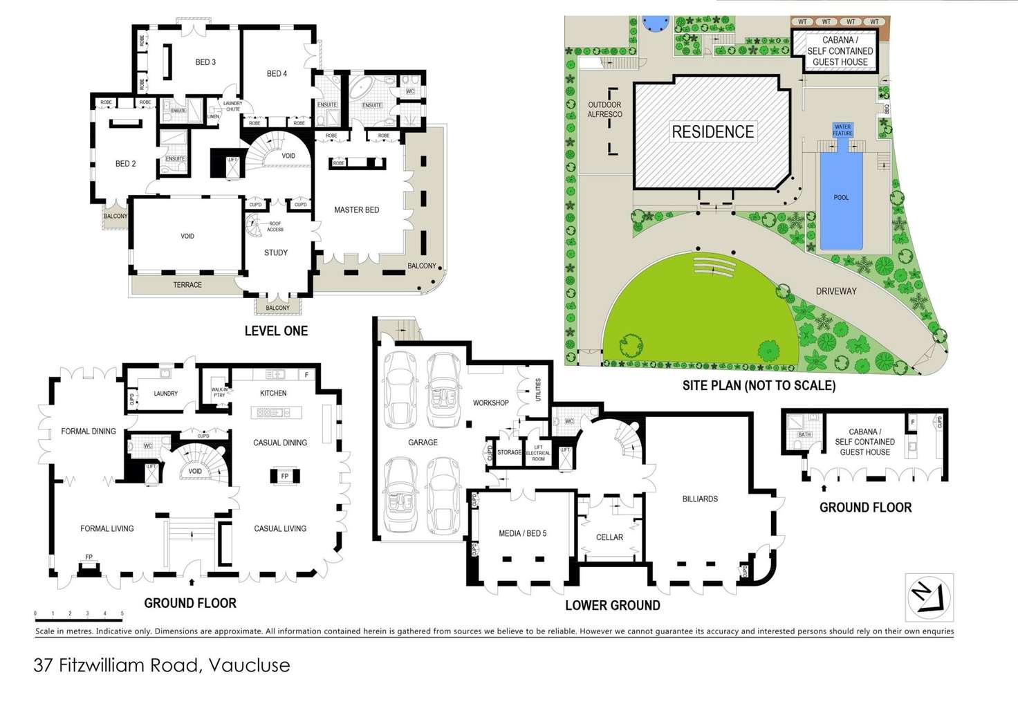 Floorplan of Homely house listing, 37 Fitzwilliam Road, Vaucluse NSW 2030