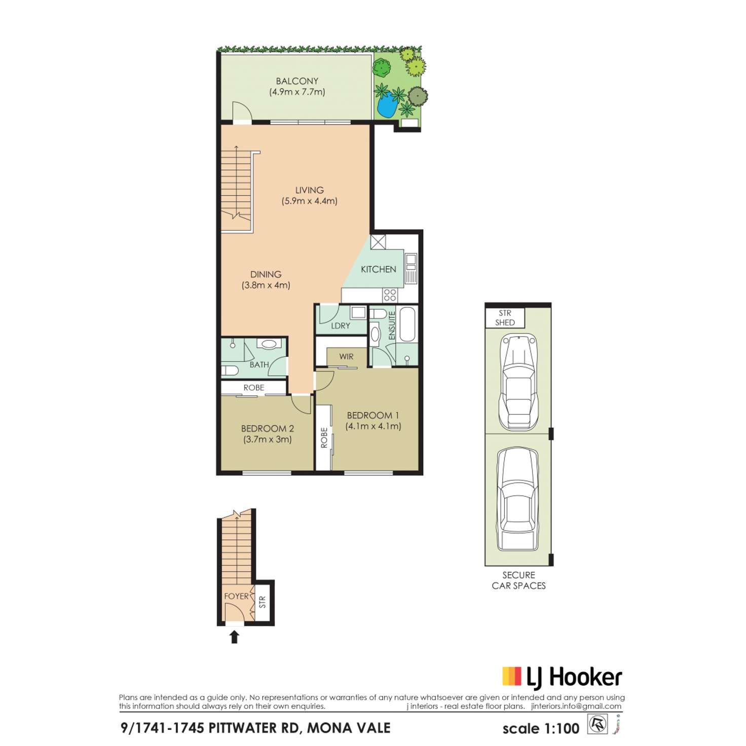 Floorplan of Homely unit listing, 9/1741 - 174 Pittwater Road, Mona Vale NSW 2103