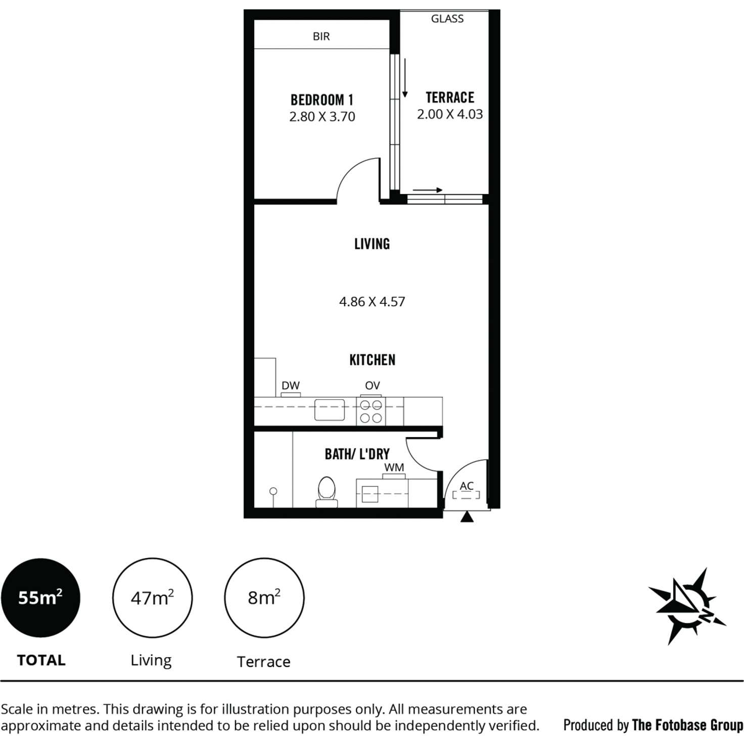 Floorplan of Homely apartment listing, 4/28 Storr Street, Adelaide SA 5000