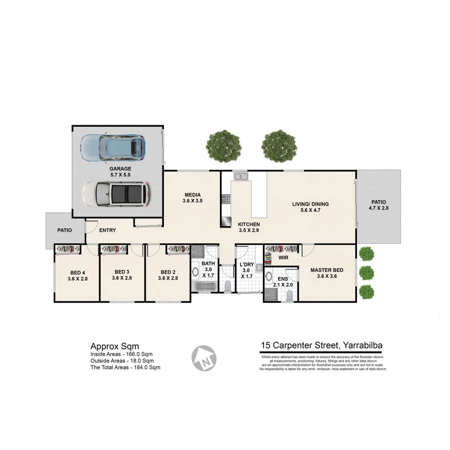 Floorplan of Homely house listing, 15 Carpenter Street, Yarrabilba QLD 4207