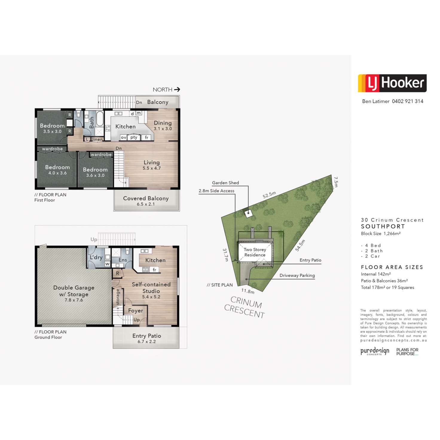 Floorplan of Homely house listing, 30 Crinum Crescent, Southport QLD 4215