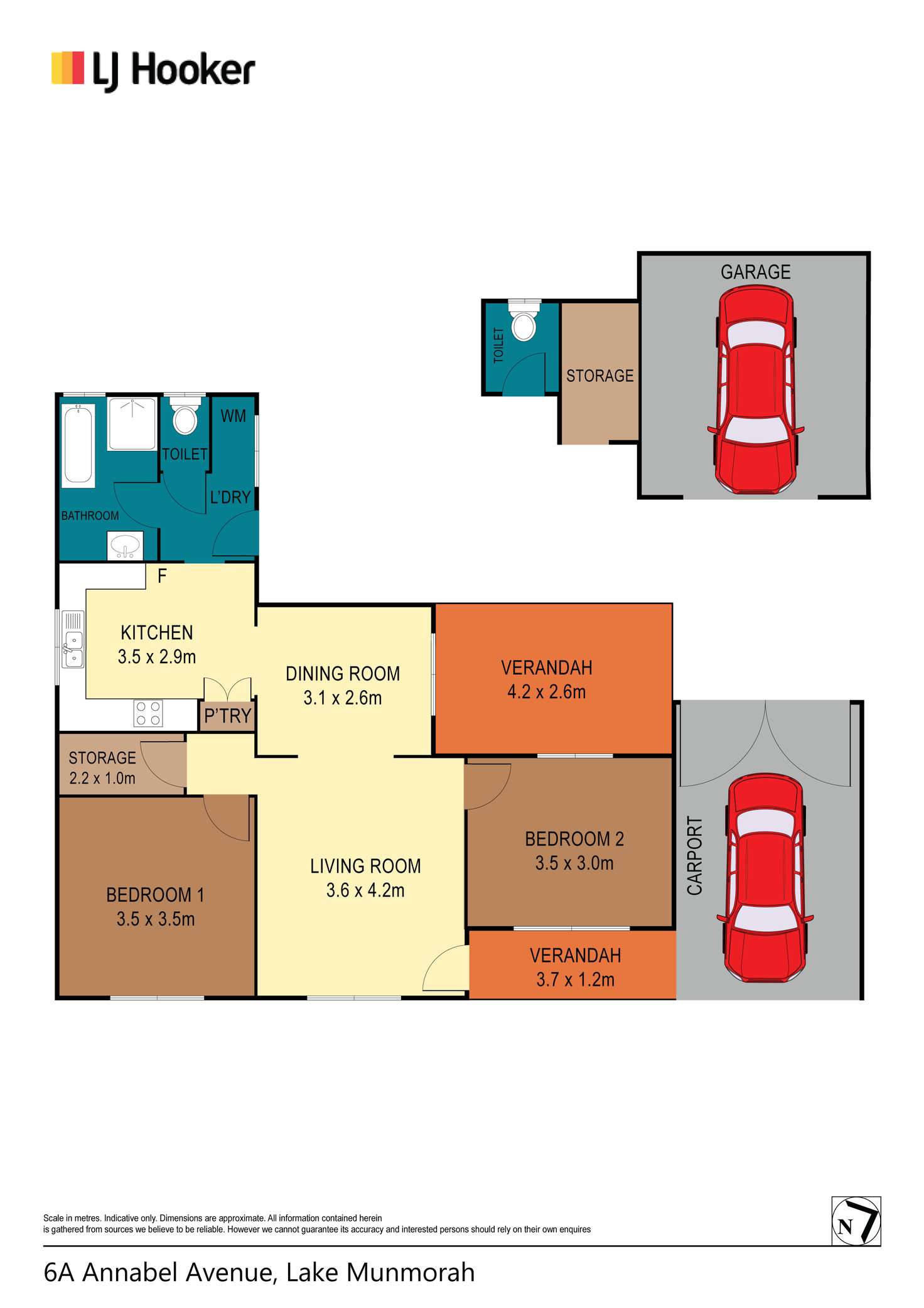 Floorplan of Homely house listing, 6a Annabel Avenue, Lake Munmorah NSW 2259