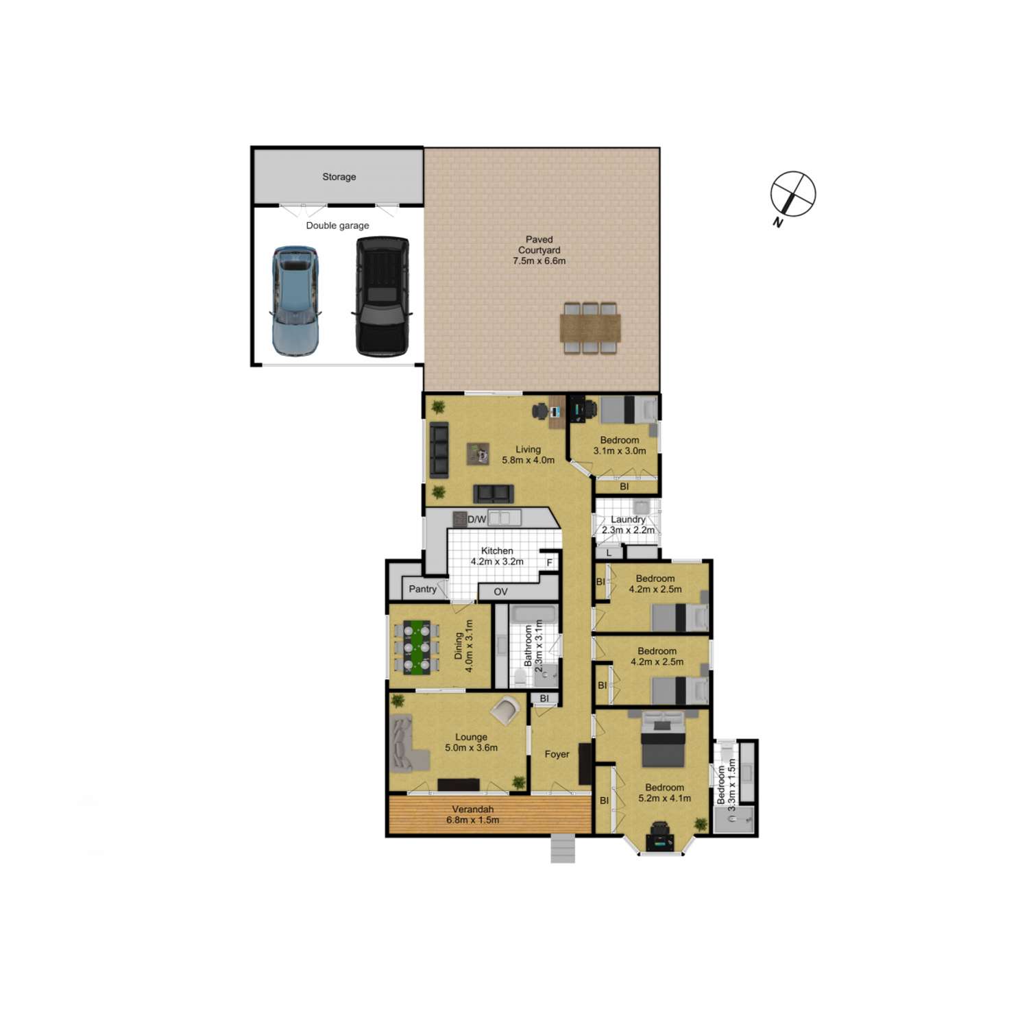Floorplan of Homely house listing, 39 Esperance Street, Red Hill ACT 2603