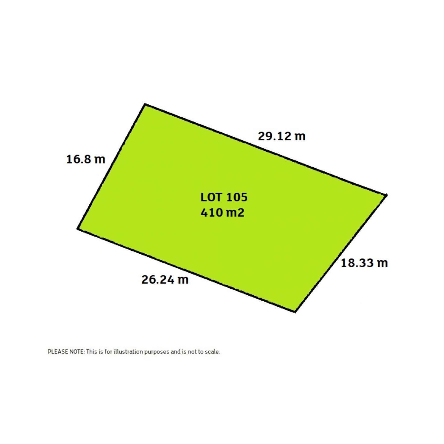 Floorplan of Homely residentialLand listing, Lot 105/ Hillier Road, Evanston SA 5116