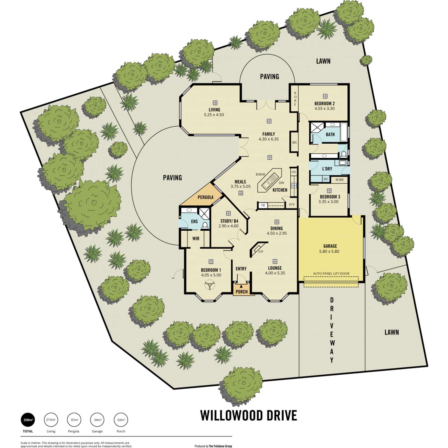 Floorplan of Homely house listing, 1 Willowood Drive, Golden Grove SA 5125