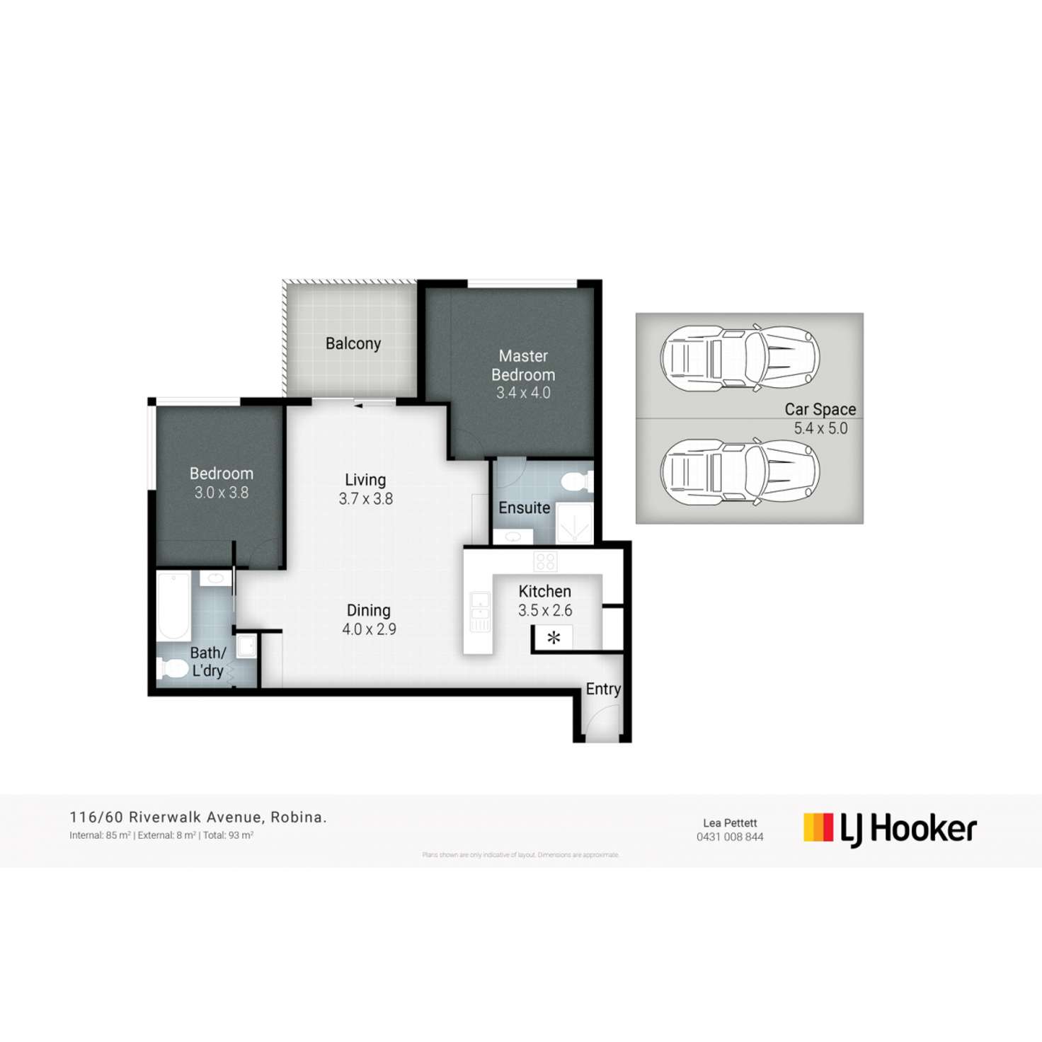 Floorplan of Homely apartment listing, 116/60 Riverwalk Avenue, Robina QLD 4226