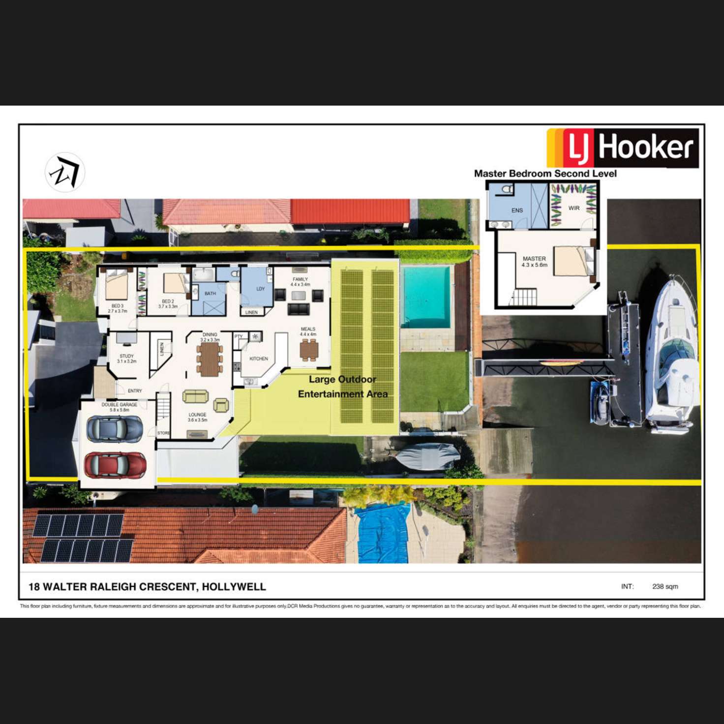 Floorplan of Homely house listing, 18 Walter Raleigh Crescent, Hollywell QLD 4216