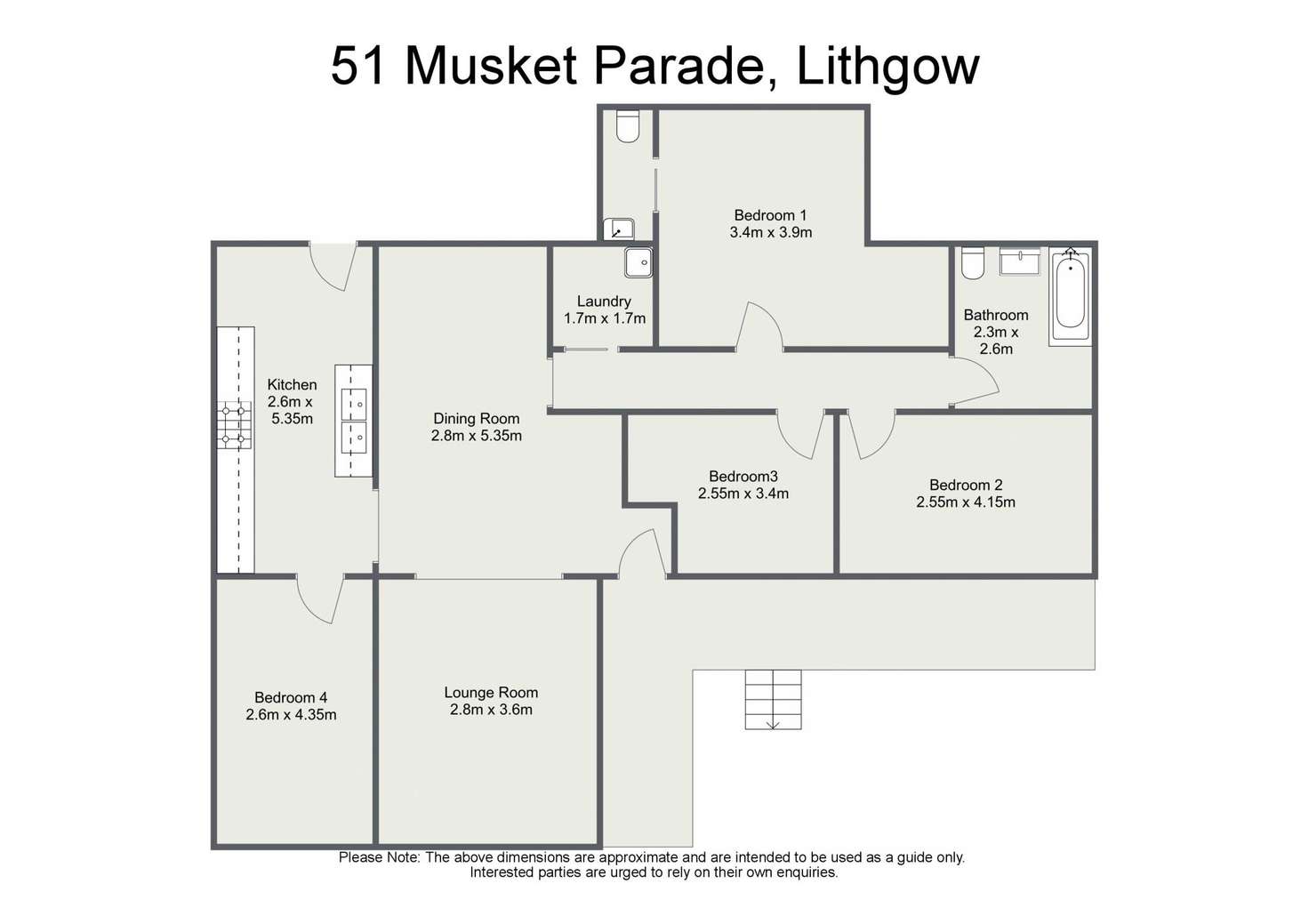 Floorplan of Homely house listing, 51 Musket Parade, Lithgow NSW 2790