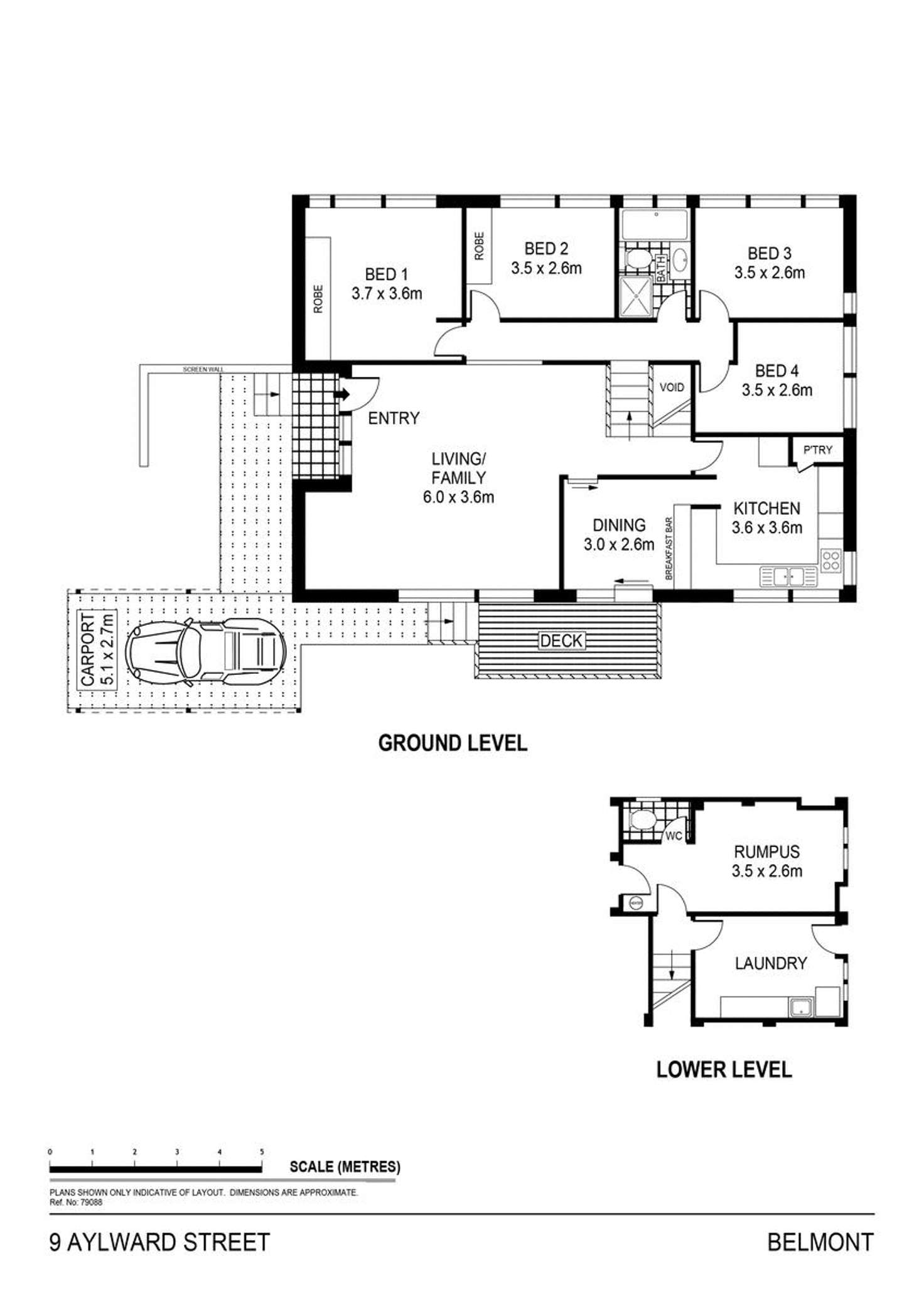 Floorplan of Homely house listing, 9 Aylward Street, Belmont NSW 2280