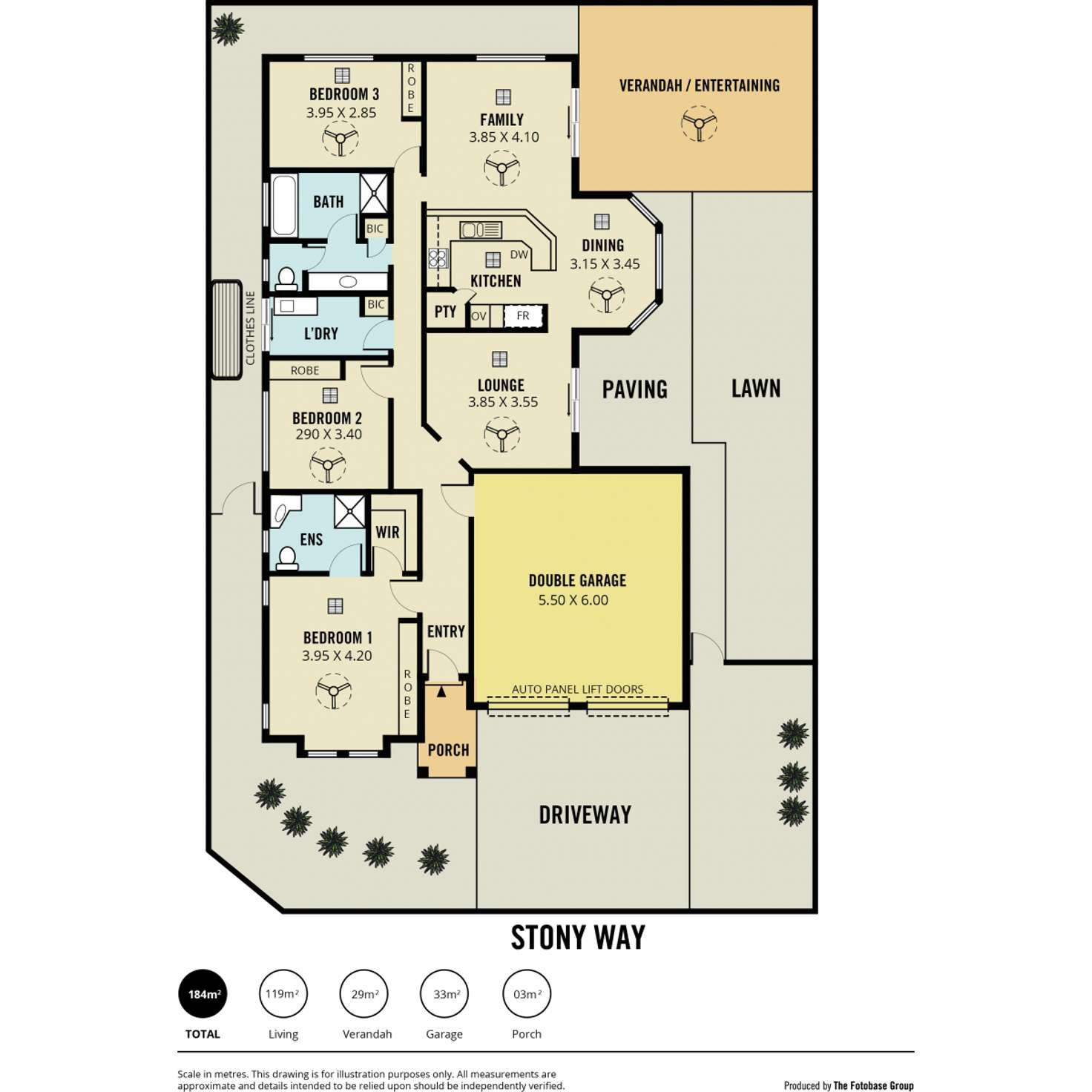 Floorplan of Homely house listing, 8 Stony Way, Mawson Lakes SA 5095