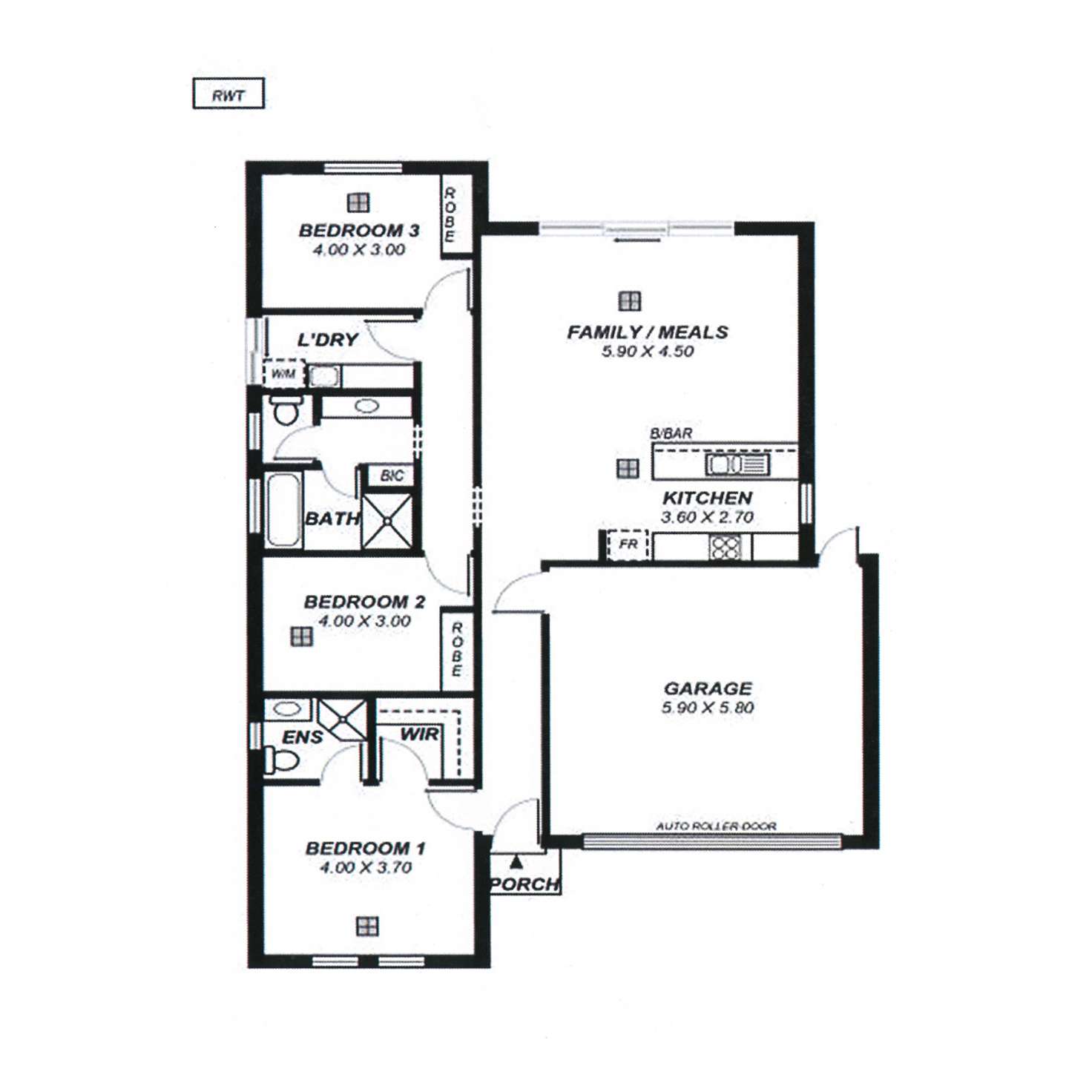 Floorplan of Homely house listing, 188G St Bernards Road, Hectorville SA 5073