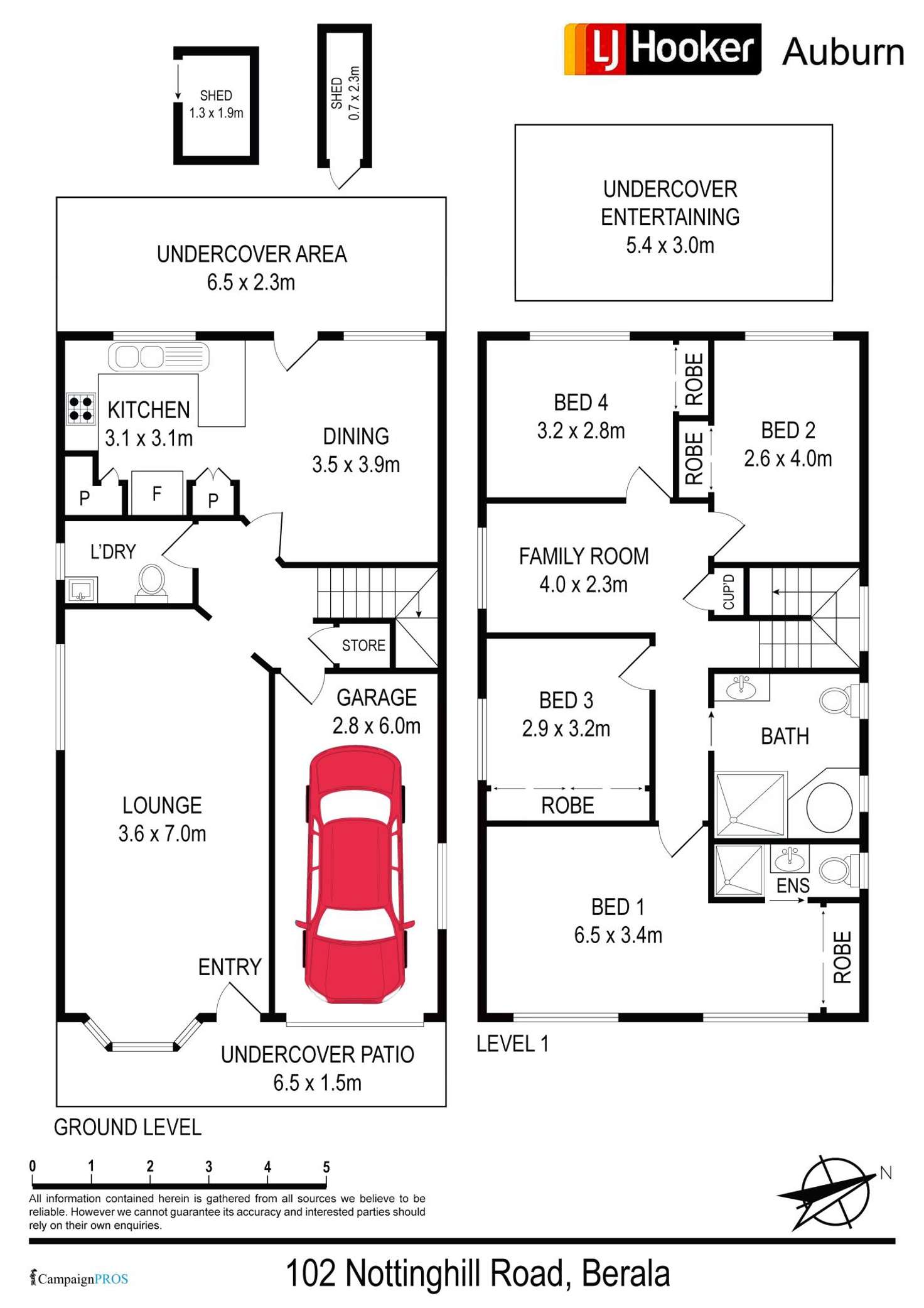 Floorplan of Homely house listing, 102 Nottinghill Rd, Berala NSW 2141