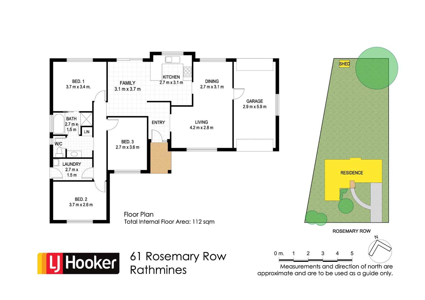 Floorplan of Homely house listing, 61 Rosemary Row, Rathmines NSW 2283