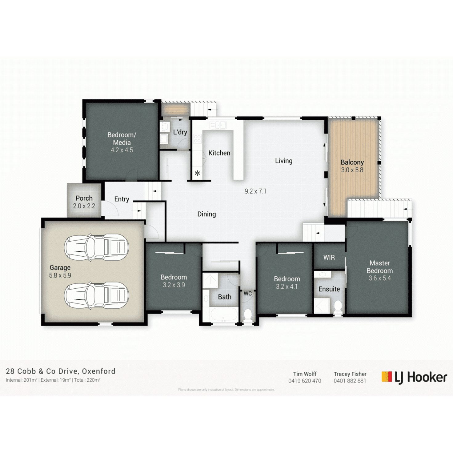Floorplan of Homely house listing, 28 Cobb & Co Drive, Oxenford QLD 4210