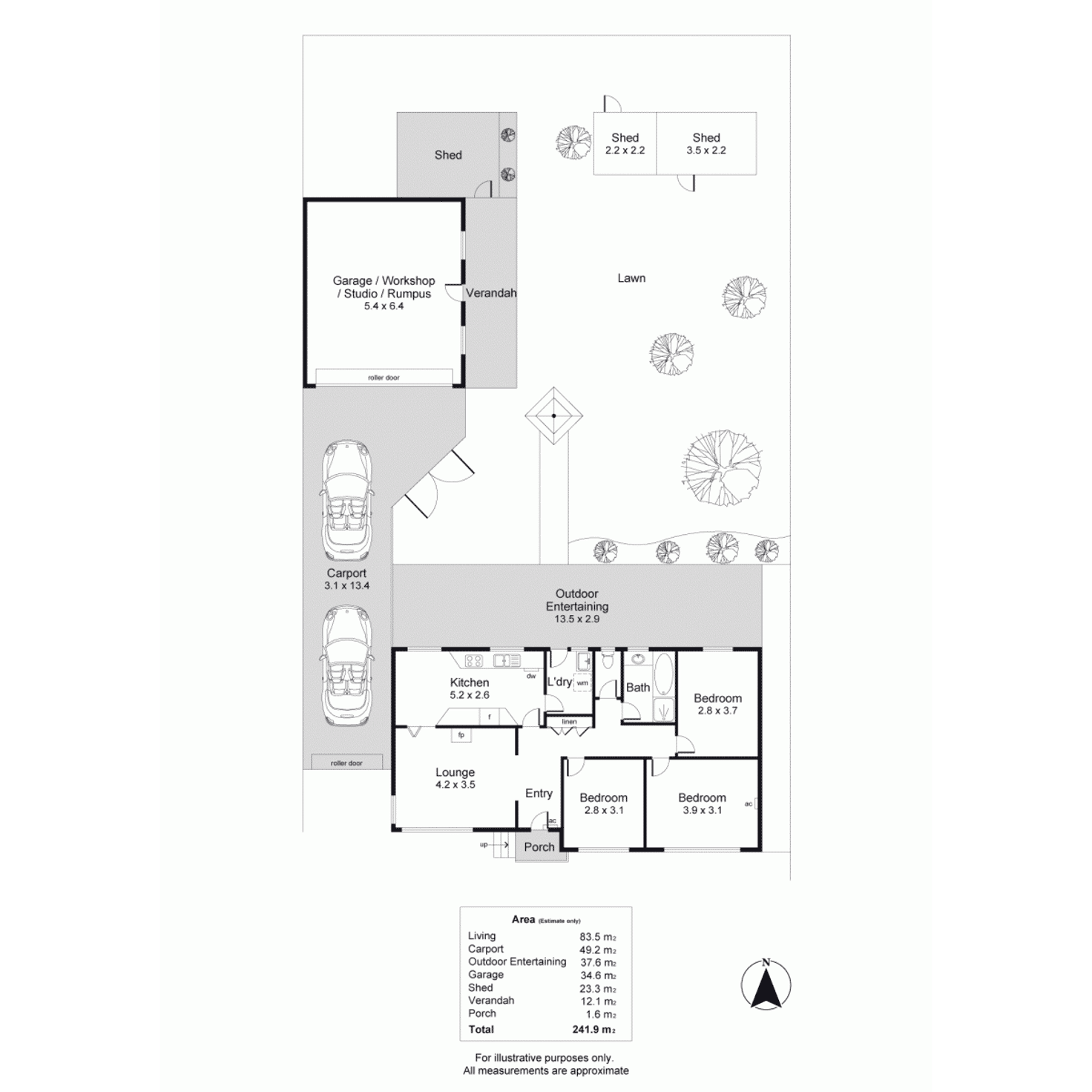 Floorplan of Homely house listing, 4 Doradillo Avenue, Modbury SA 5092