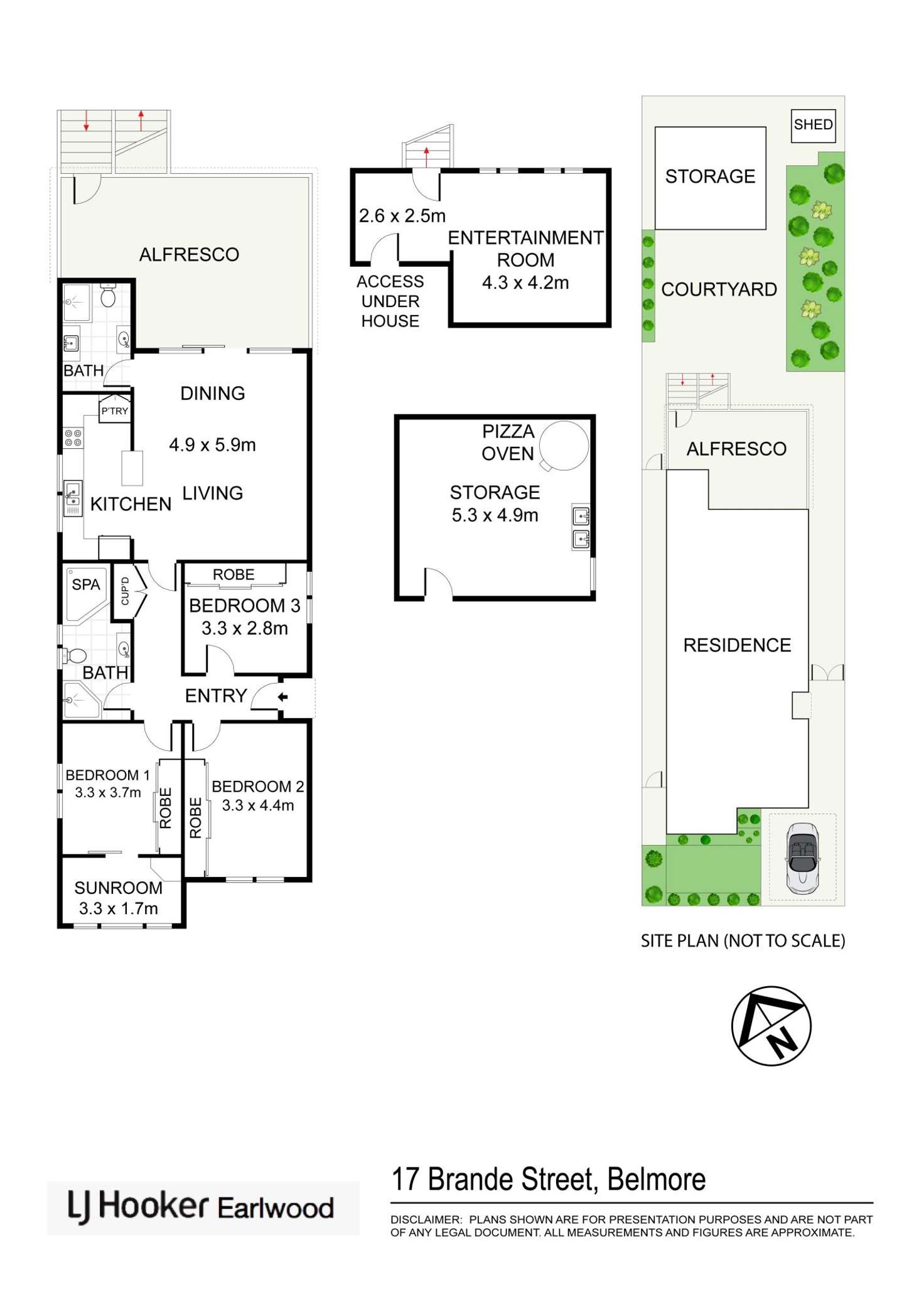 Floorplan of Homely house listing, 17 Brande Street, Belmore NSW 2192