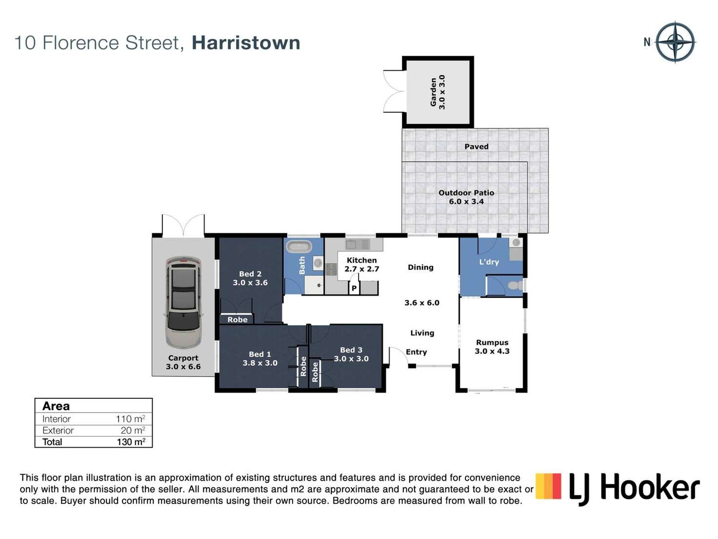 Floorplan of Homely residentialLand listing, 10 Florence Street, Harristown QLD 4350