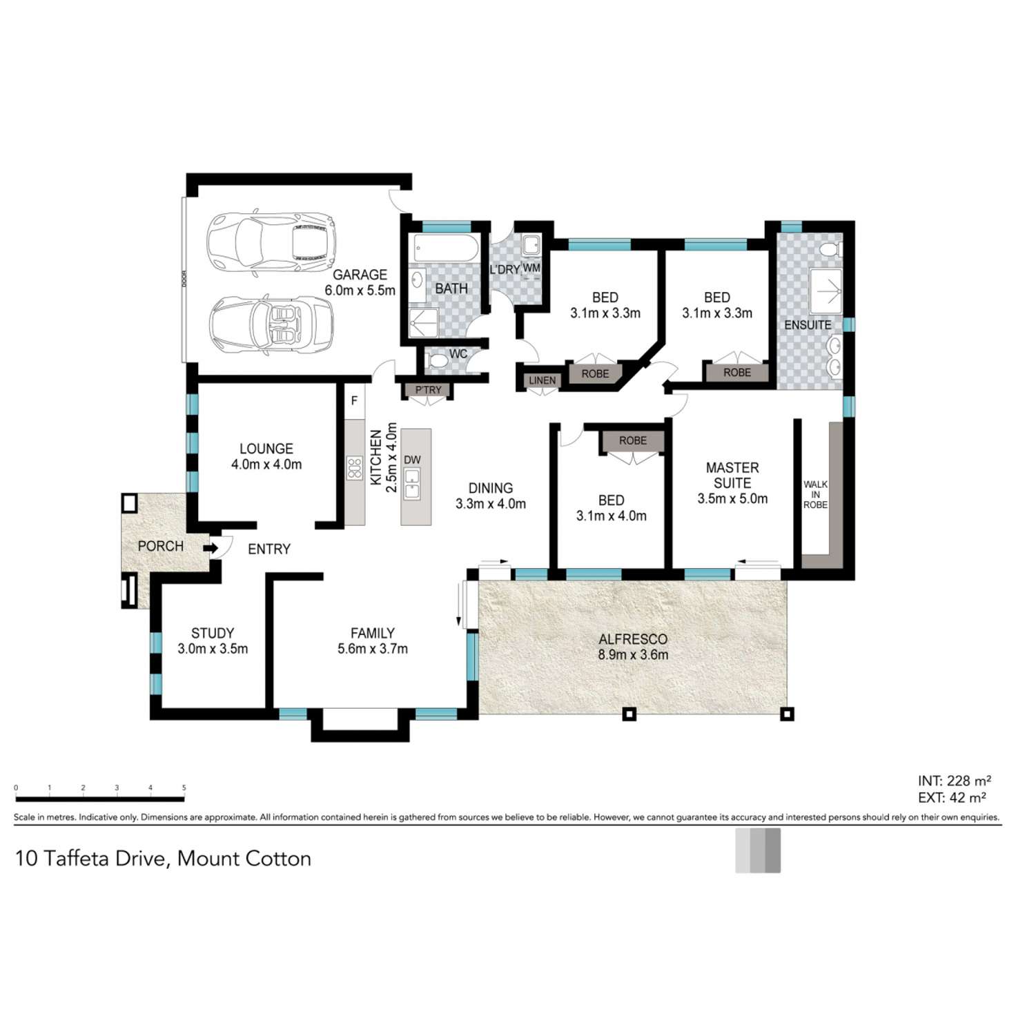 Floorplan of Homely house listing, 10 Taffeta Drive, Mount Cotton QLD 4165