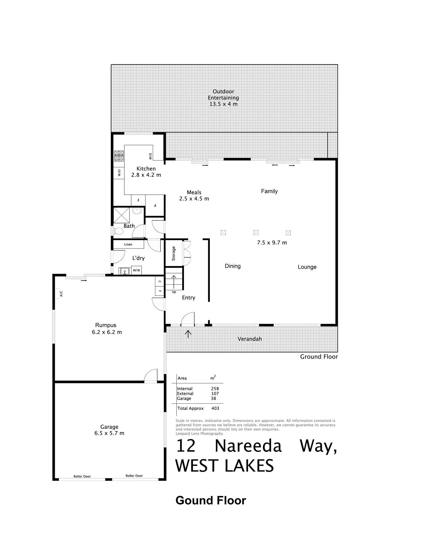 Floorplan of Homely house listing, 12 Nareeda Way, West Lakes SA 5021