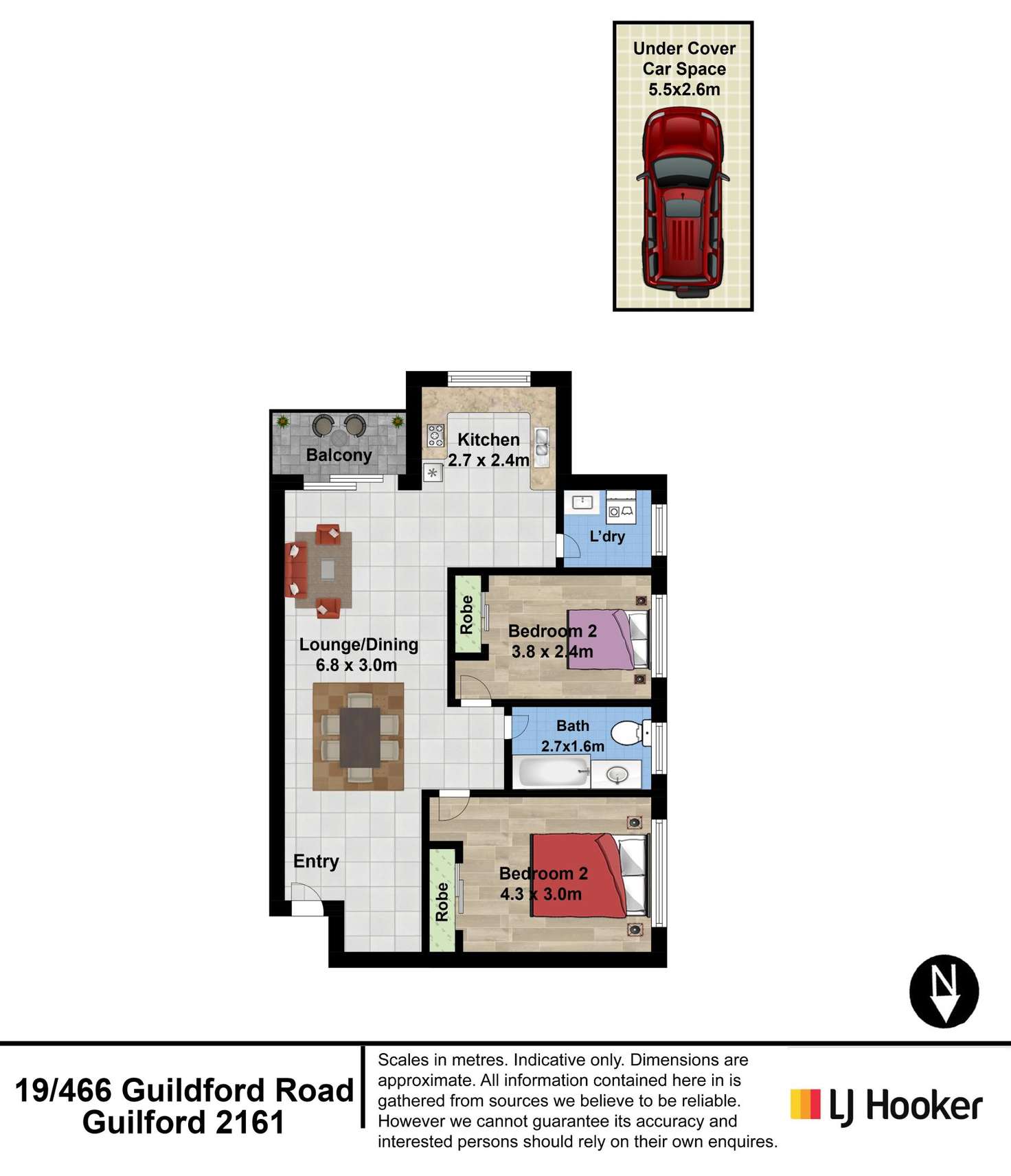 Floorplan of Homely unit listing, 19/466-468 Guildford Road, Guildford NSW 2161